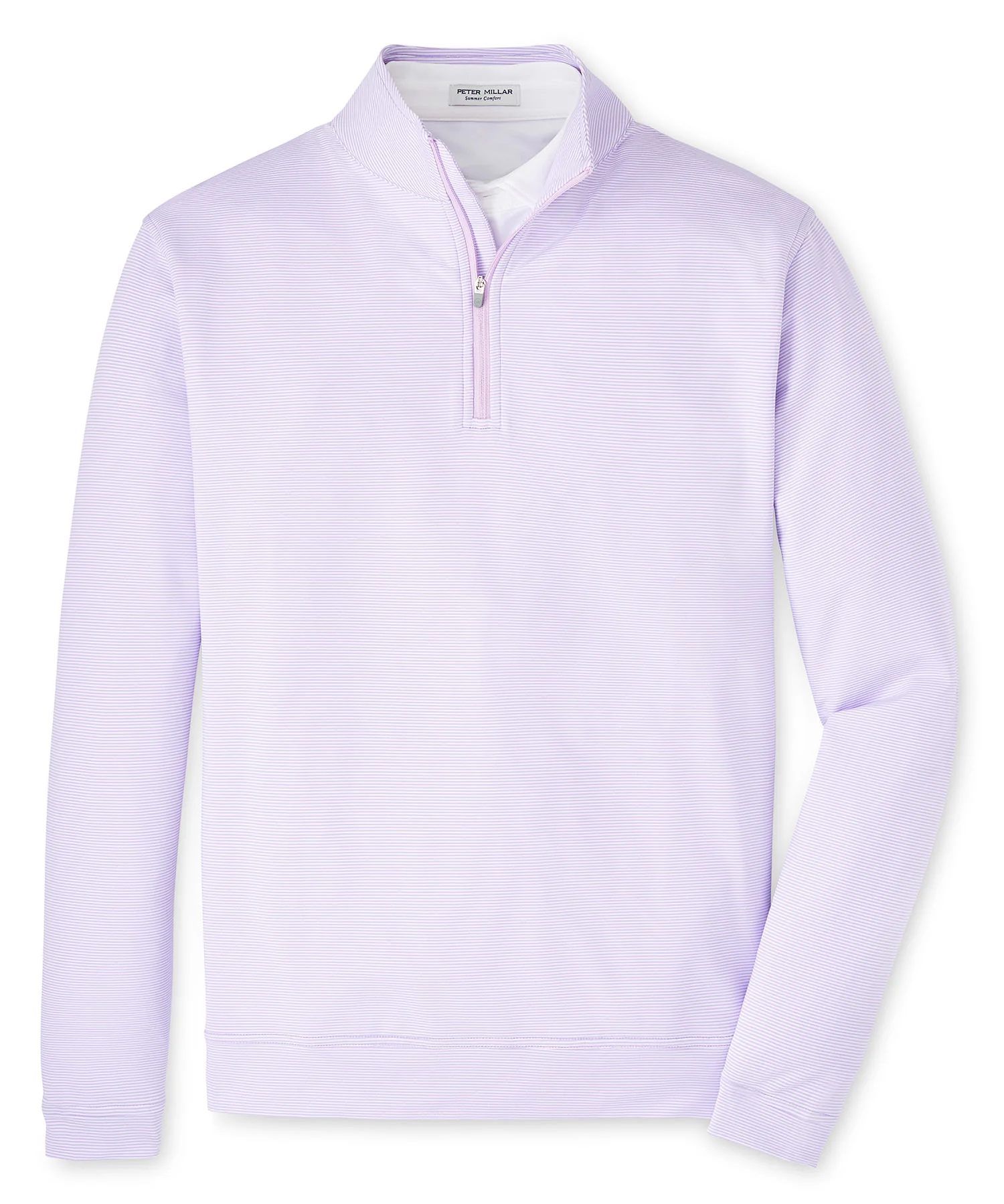 Peter Millar Sugar Stripe Perth Quarter-Zip Pullover - Image 23