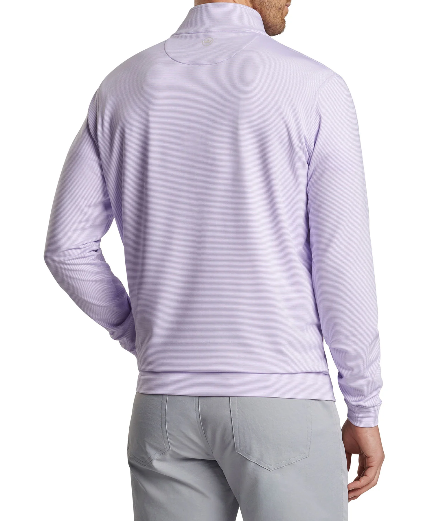 Peter Millar Sugar Stripe Perth Quarter-Zip Pullover - Image 25