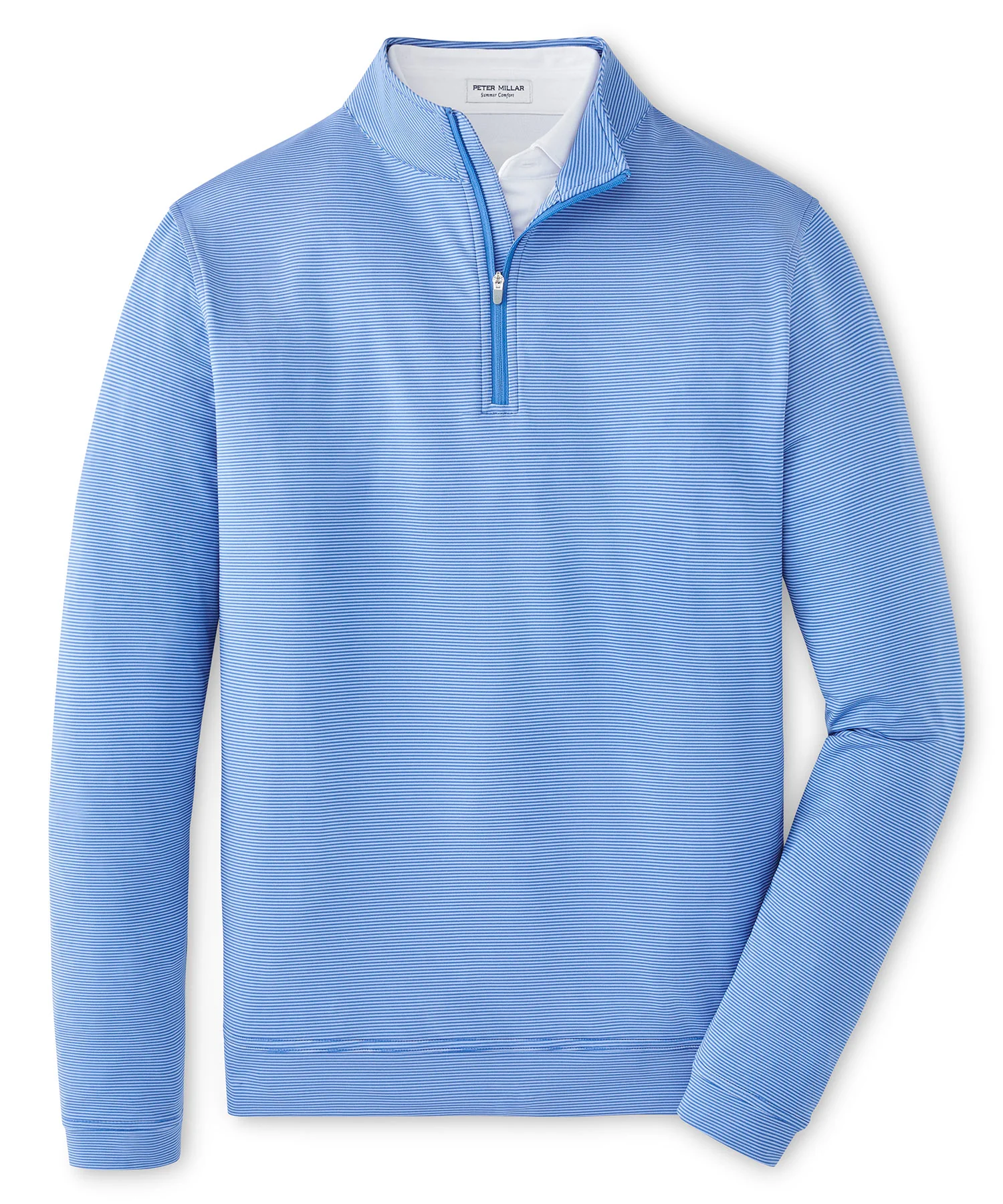 Peter Millar Sugar Stripe Perth Quarter-Zip Pullover - Image 28