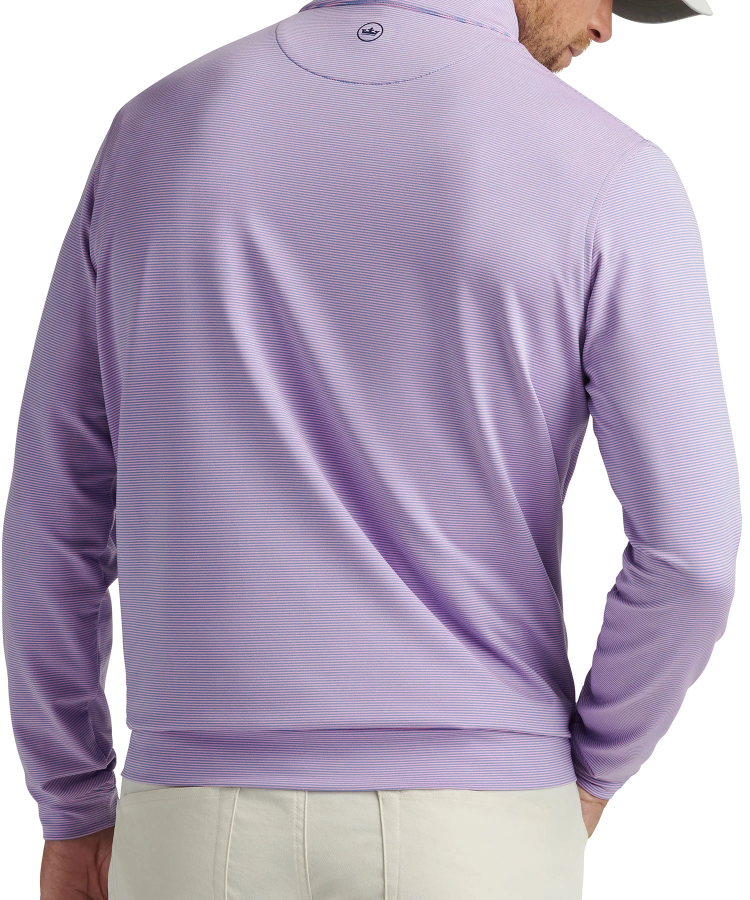 Peter Millar Sugar Stripe Perth Quarter-Zip Pullover - Image 37