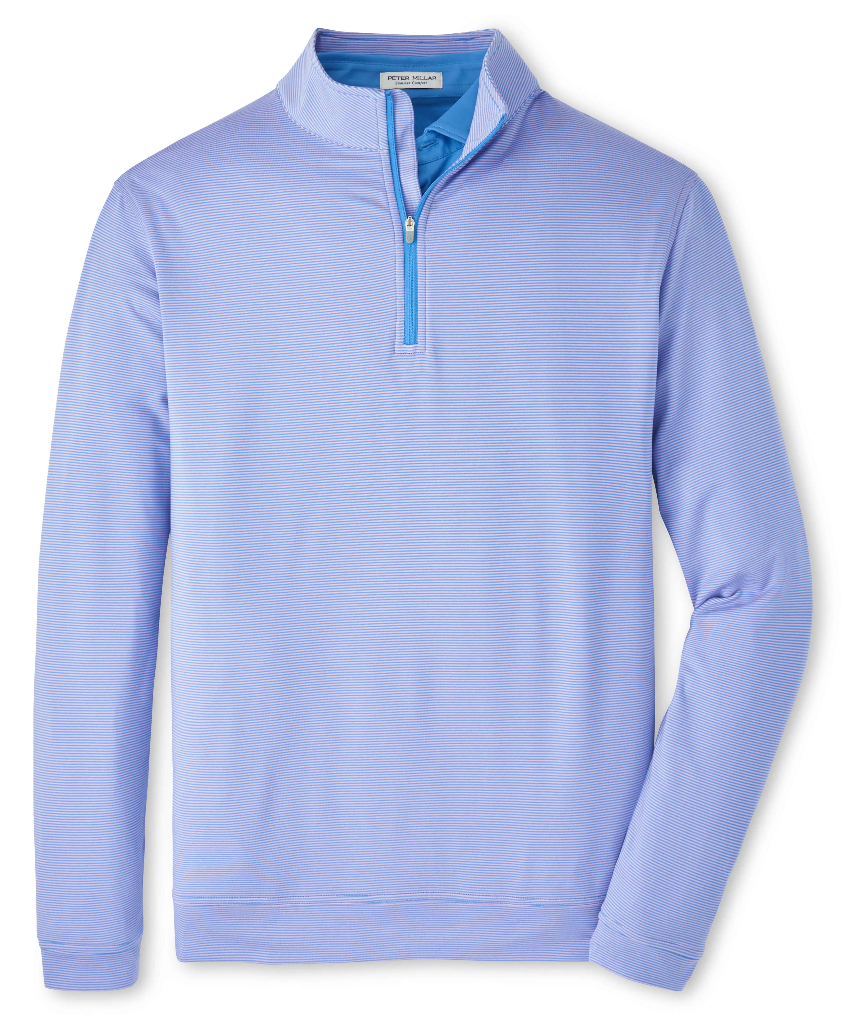 Peter Millar Sugar Stripe Perth Quarter-Zip Pullover - Image 38