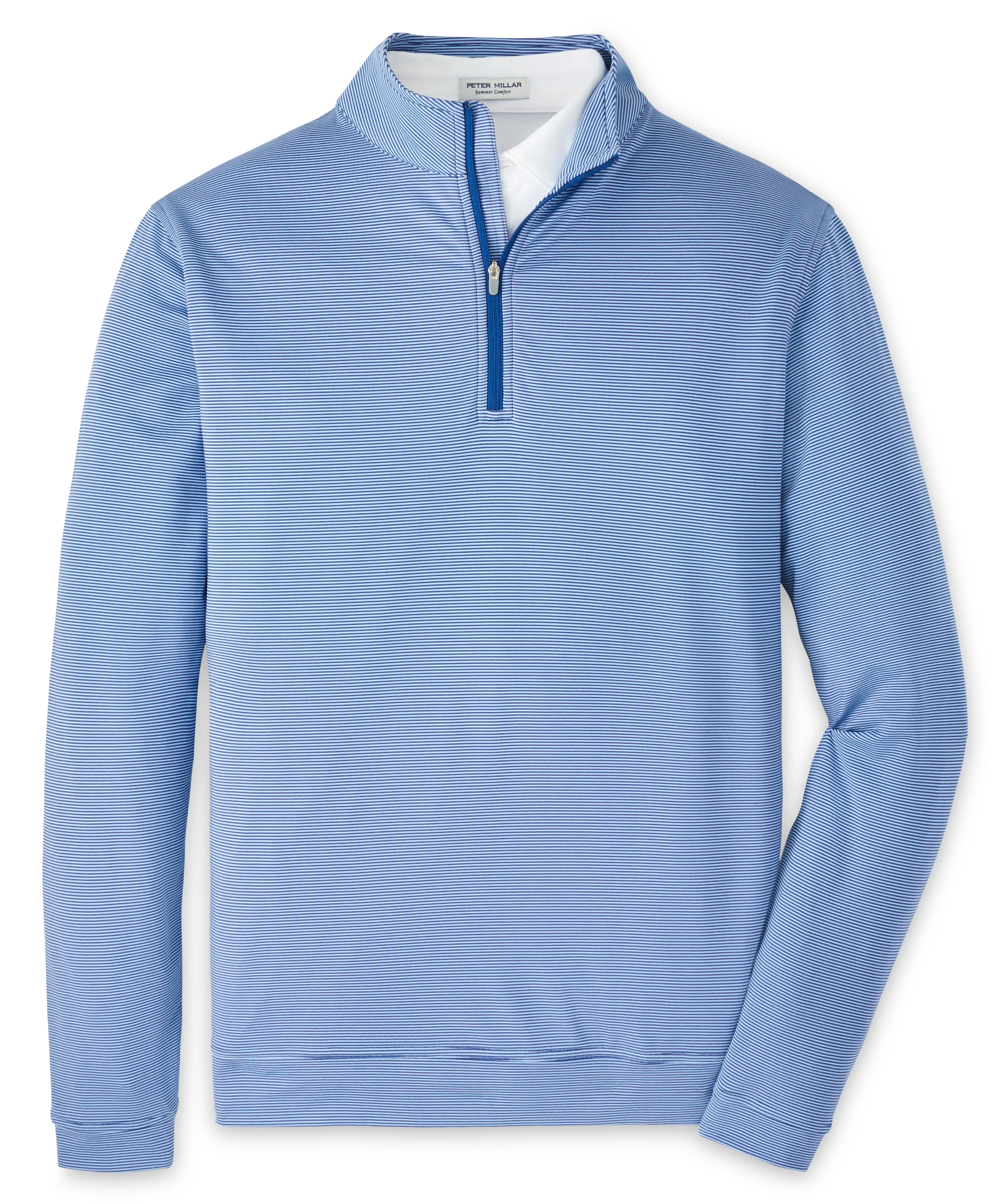 Peter Millar Sugar Stripe Perth Quarter-Zip Pullover - Image 42