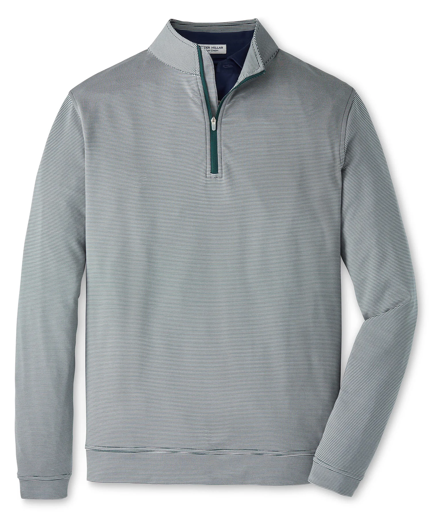 Peter Millar Sugar Stripe Perth Quarter-Zip Pullover - Image 45