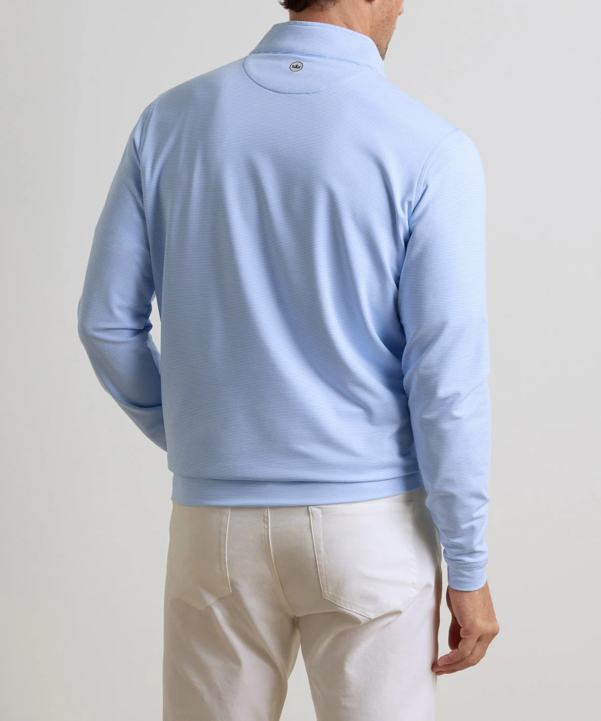 Peter Millar Sugar Stripe Perth Quarter-Zip Pullover - Image 6