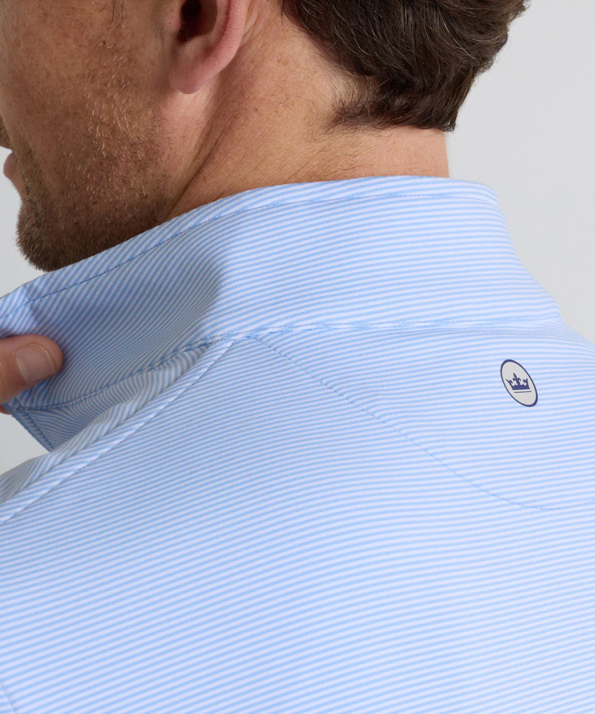 Peter Millar Sugar Stripe Perth Quarter-Zip Pullover - Image 8