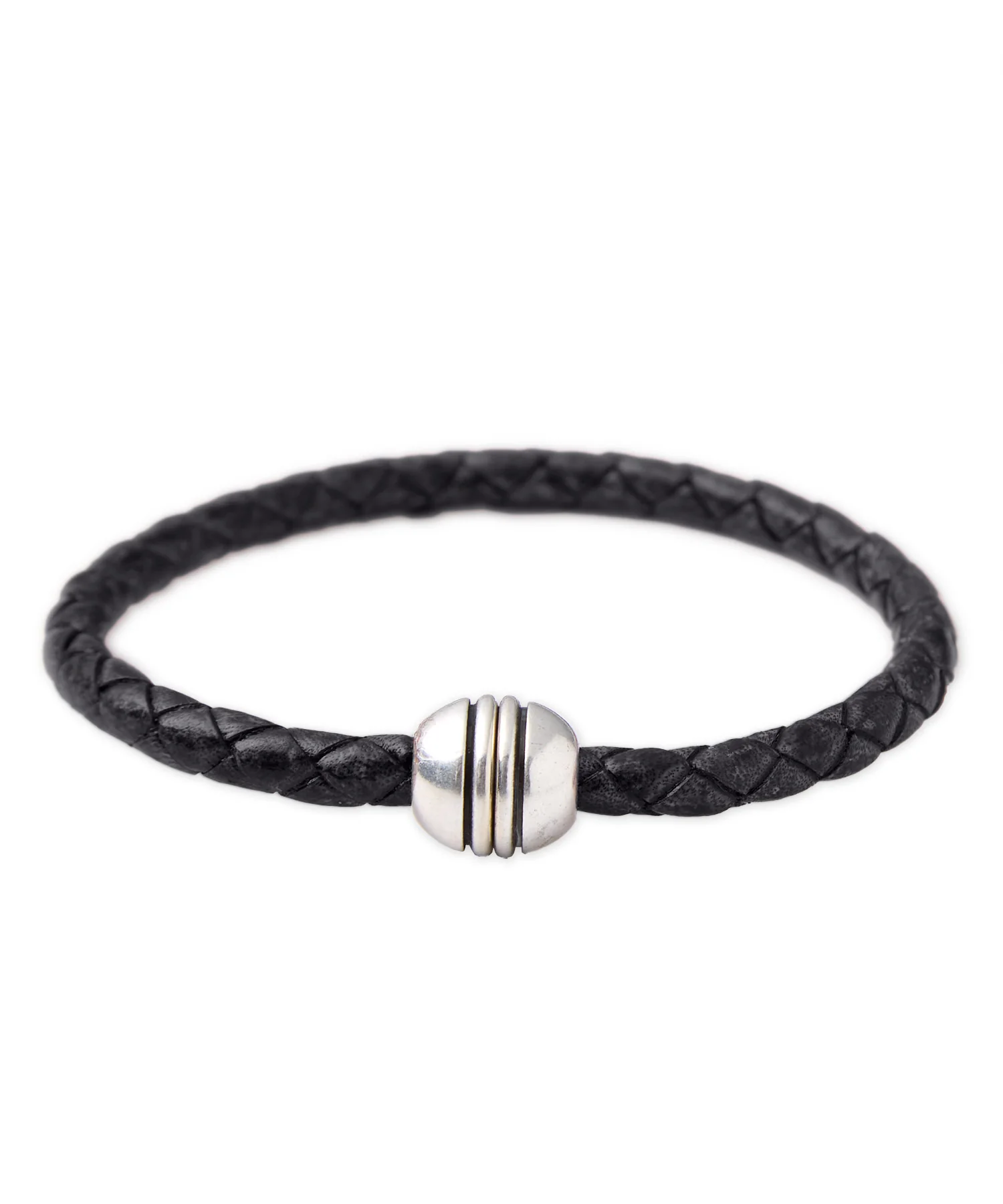 Torino Woven Single Ball Magnetic Clasp Bracelet - Image 5