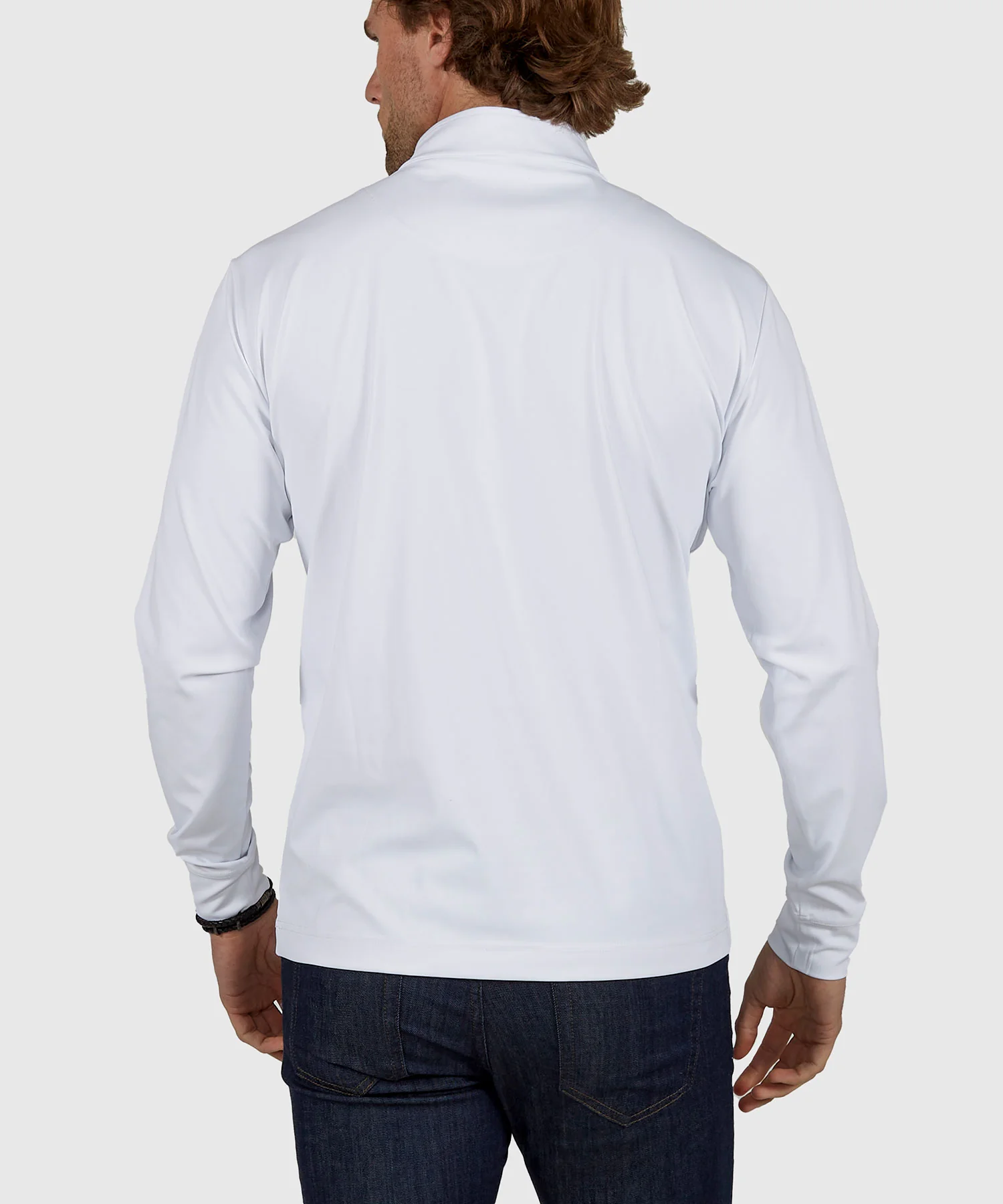 Westport No-Tuck Long Sleeve Stretch Performance Quarter Zip Pullover - Image 16
