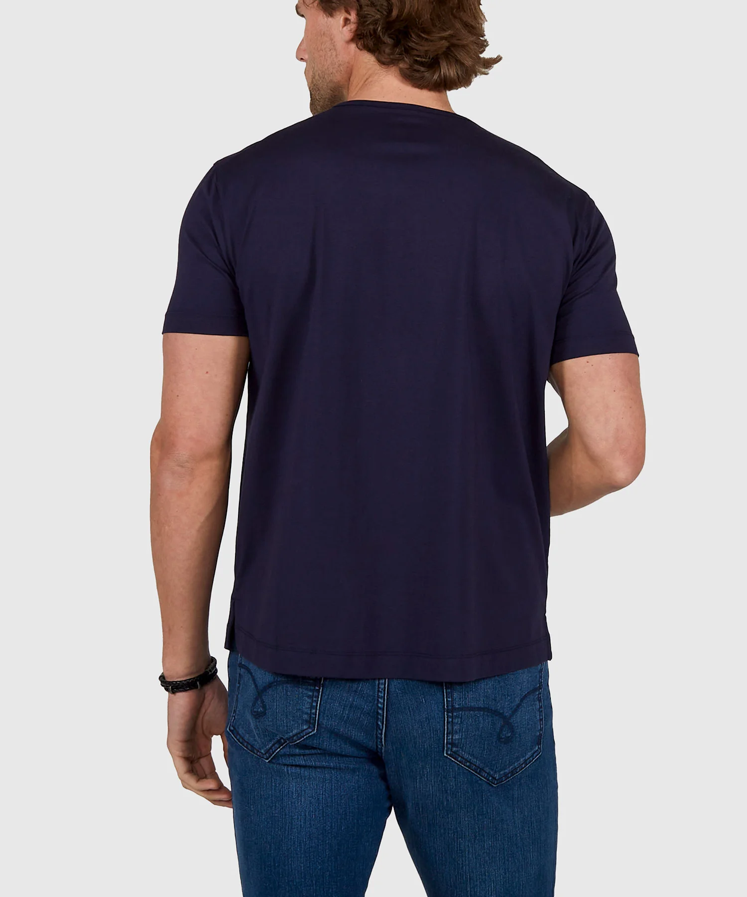 Westport No-Tuck Short Sleeve Cotton Performance Stretch Henley Knit Shirt - Image 12