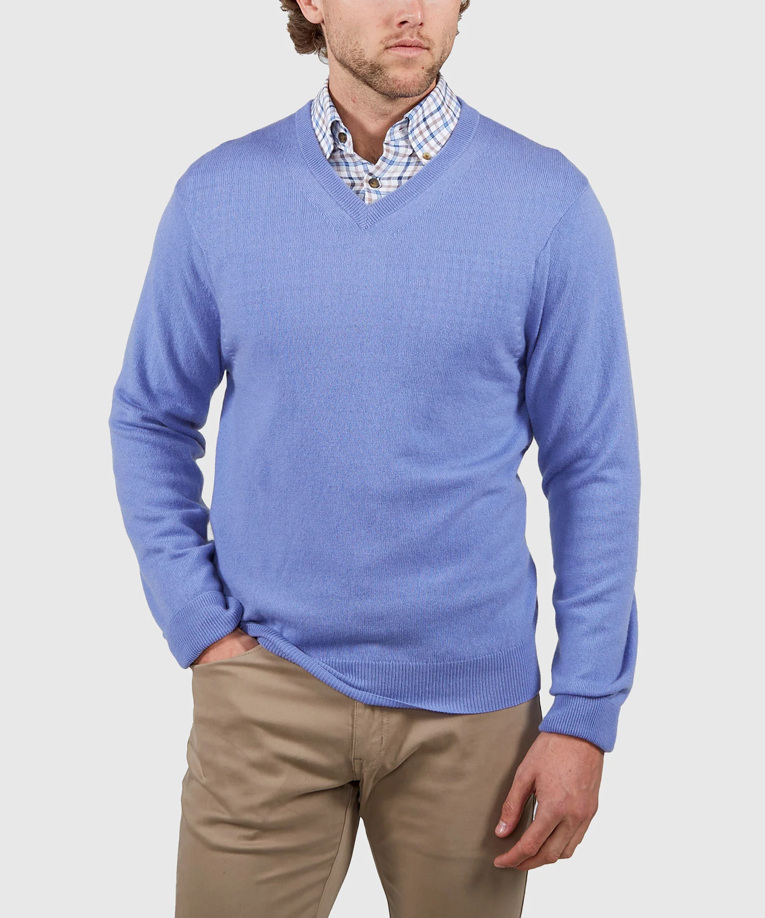 Westport Black Long Sleeve Riviera V-Neck Sweater Pullover - Image 2