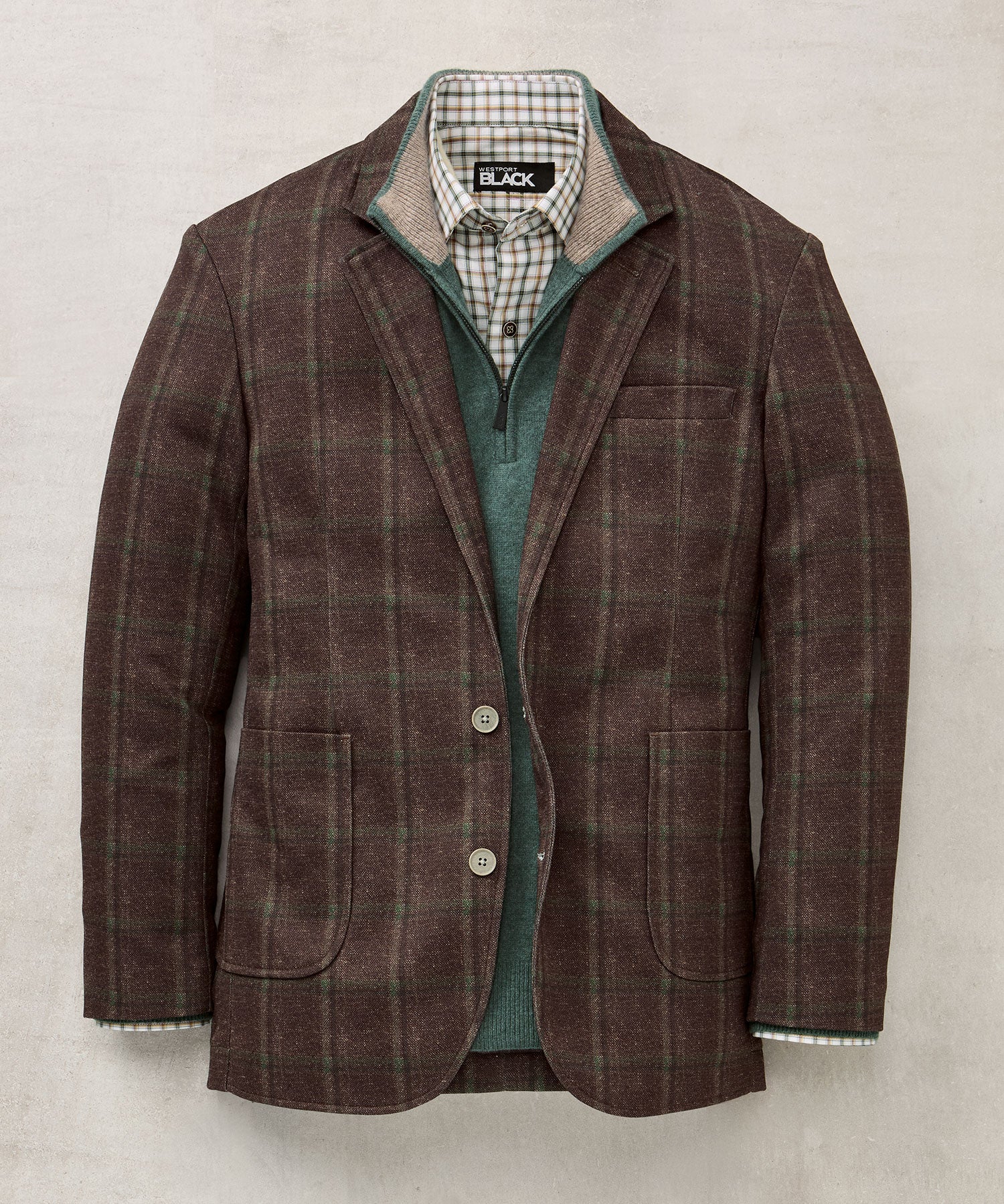 Westport Black Sonoma Knit Sport Coat - Image 2