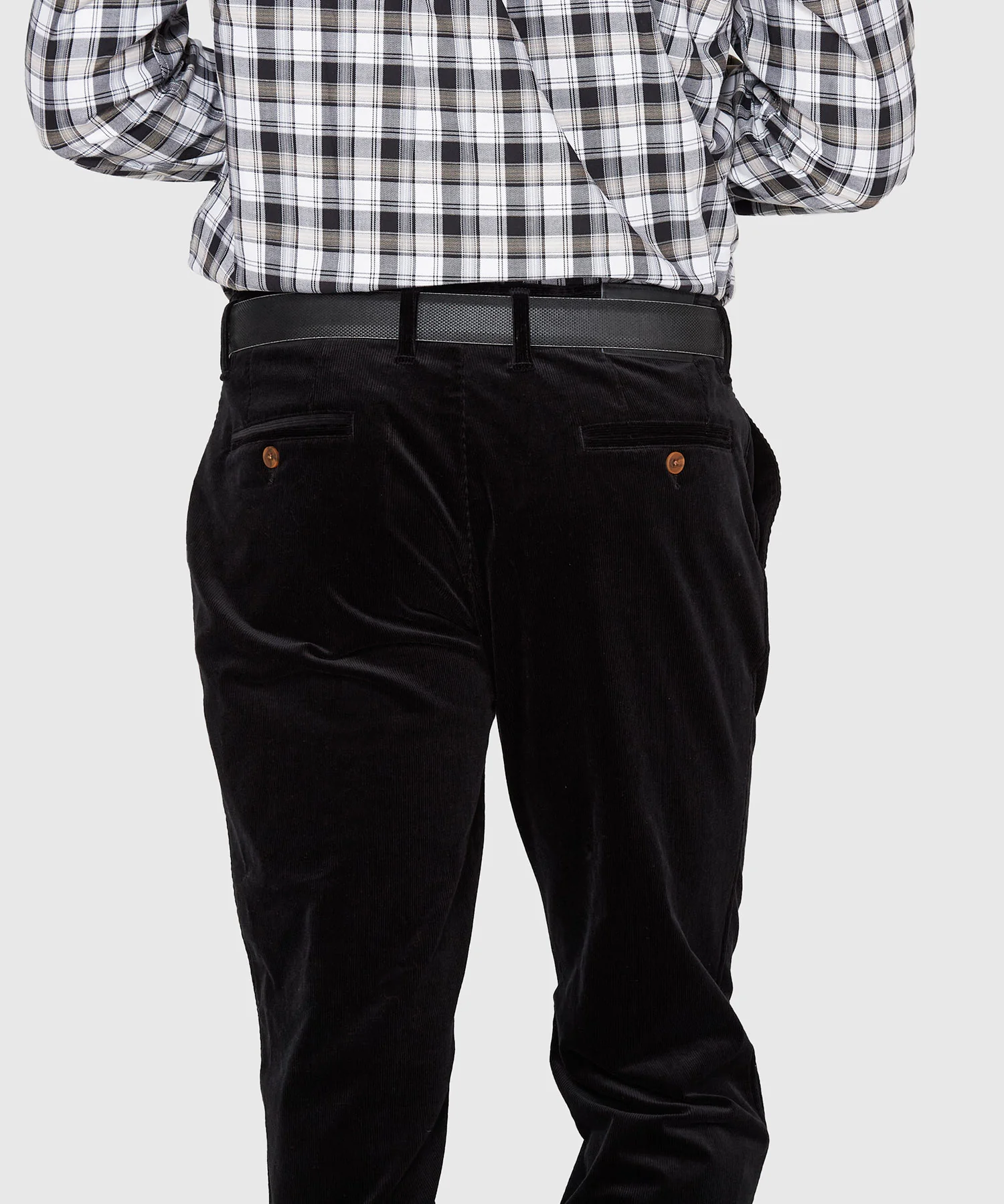 Westport Black Westfield Flat Front Corduroy Pant - Image 4