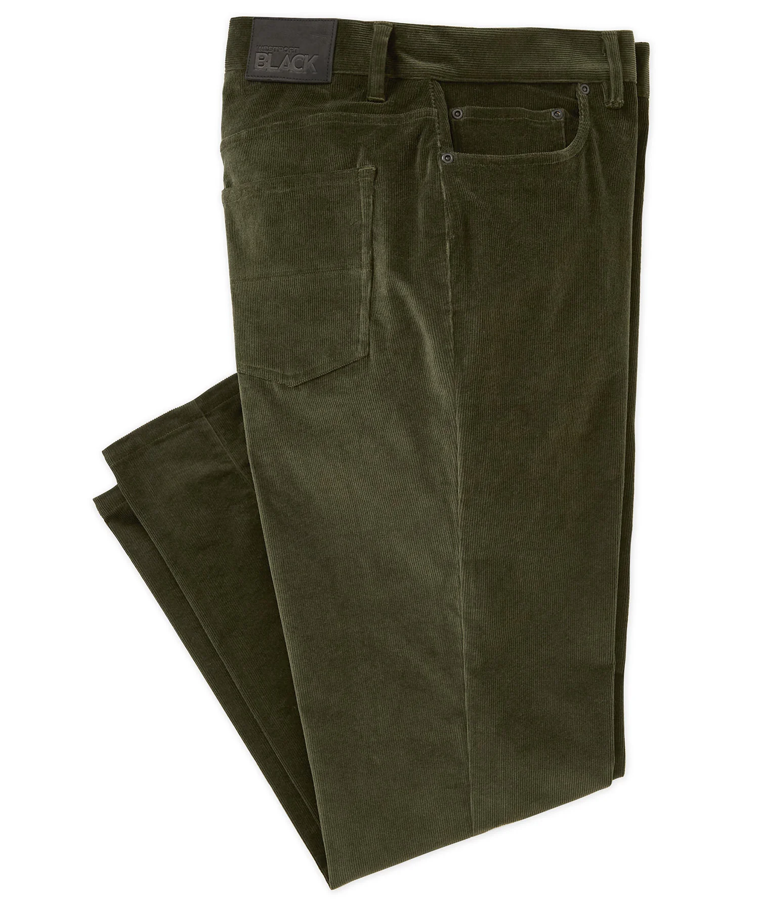 Westport Black Briarwood Stretch 5-Pocket Corduroy Pant - Image 7