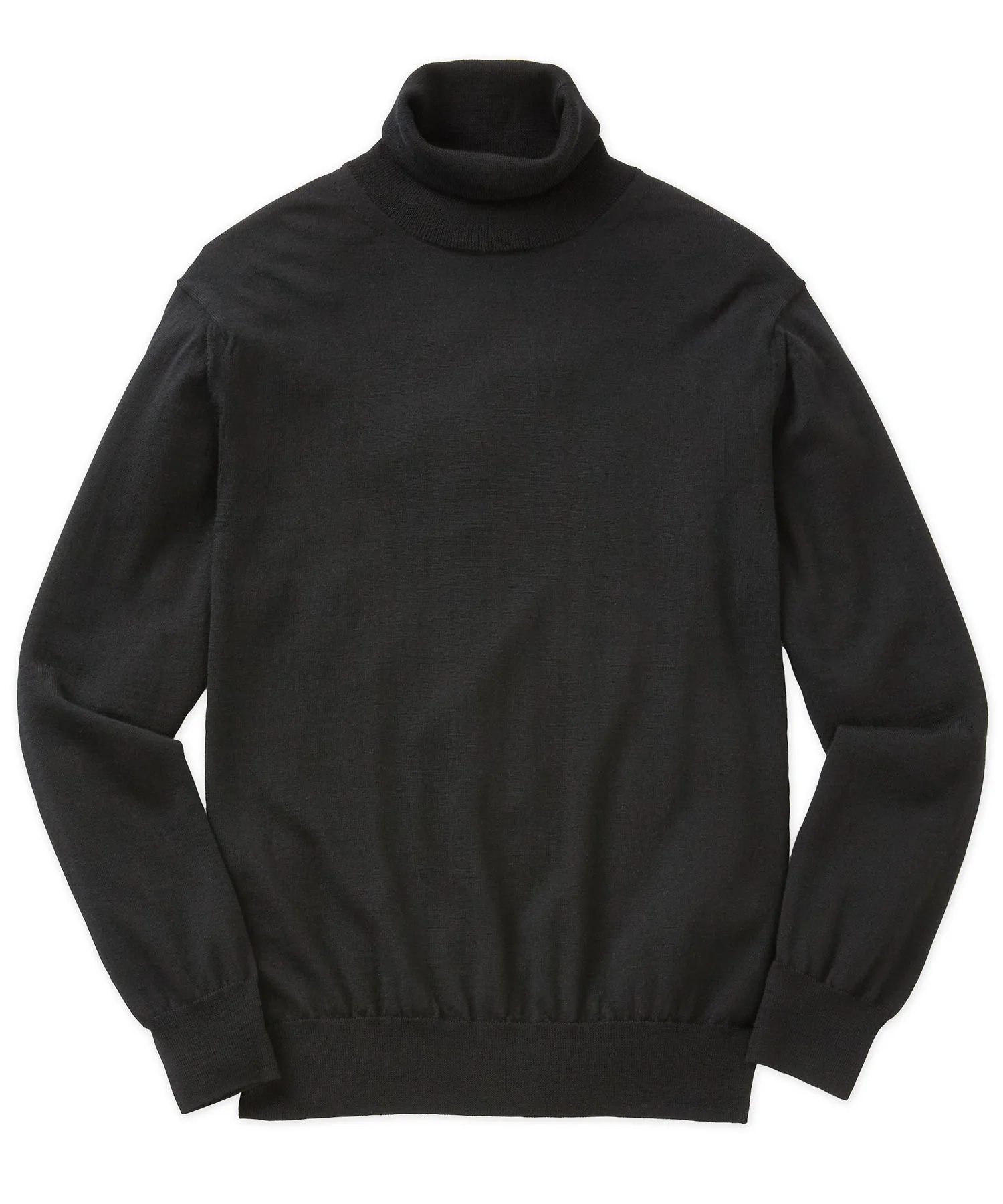 Westport Black Hudson Peak Merino Wool Turtleneck Sweater - Image 11