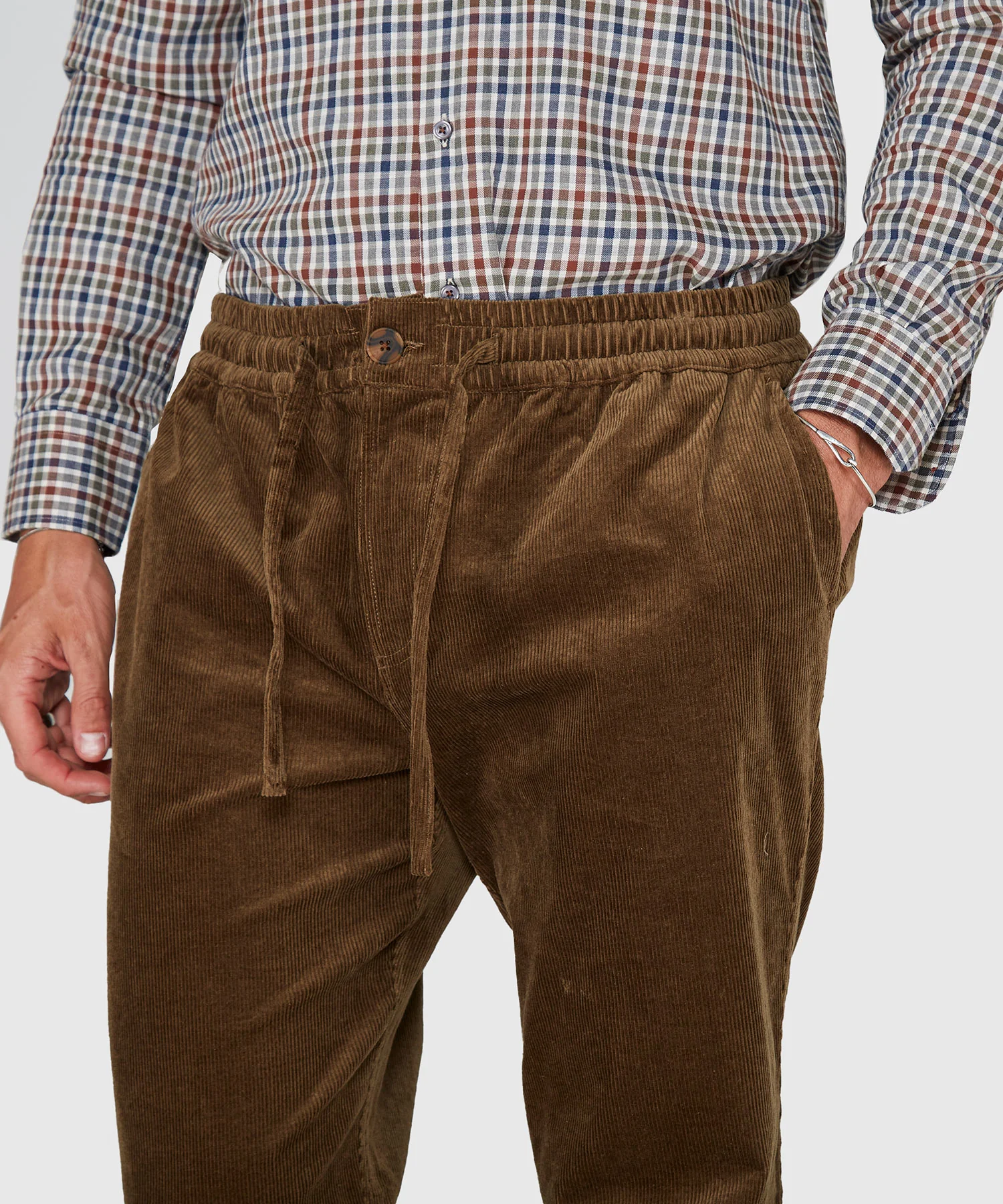 Westport Lifestyle Mitchell Elastic Waist Stretch Corduroy Pant - Image 5