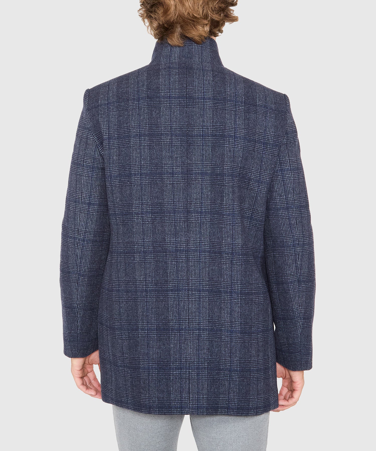 Hart Schaffner Marx Removable Bib Plaid Wool Jacket - Image 7