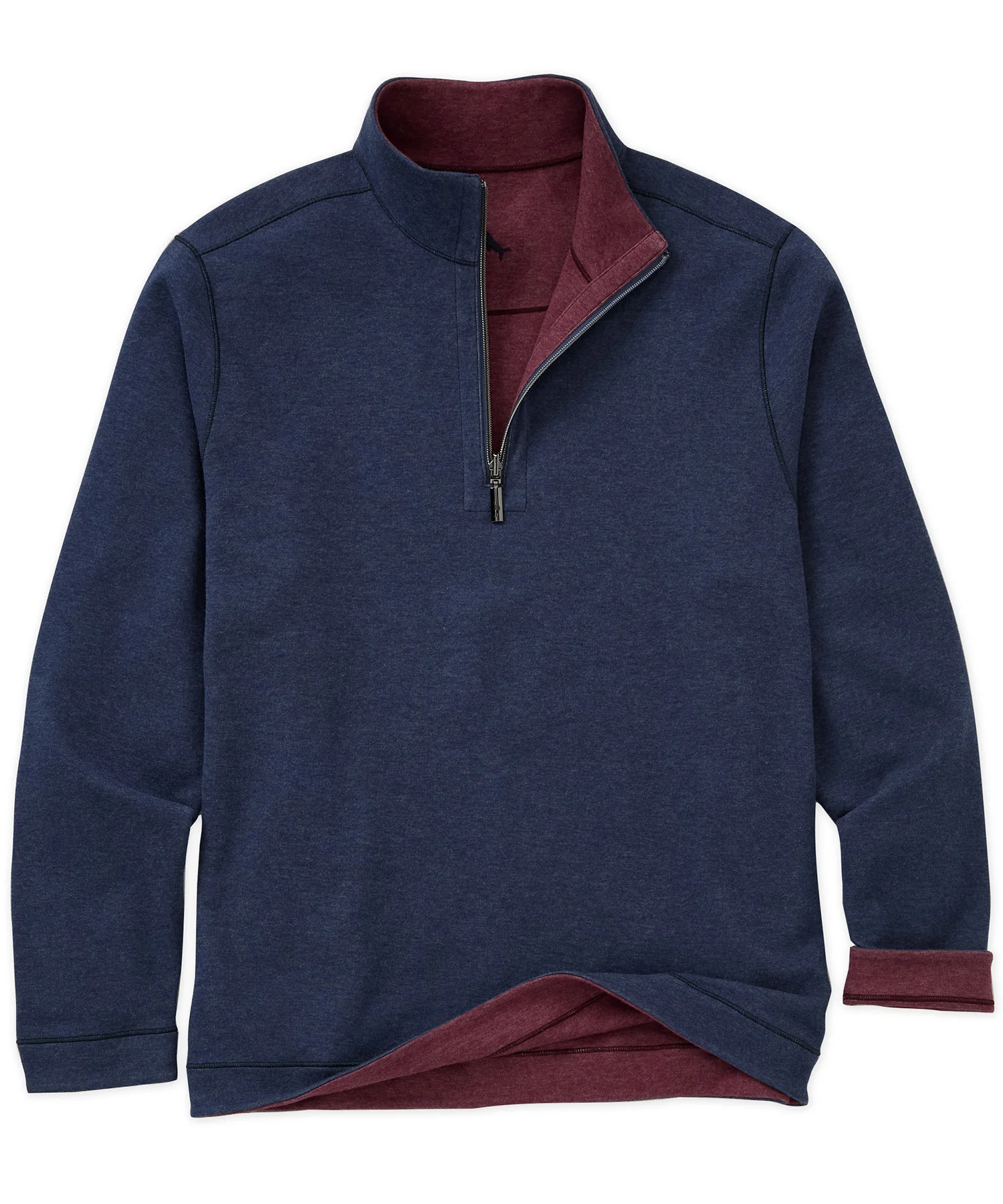 Tommy Bahama Long Sleeve Flipview Reversible Half-Zip Pullover