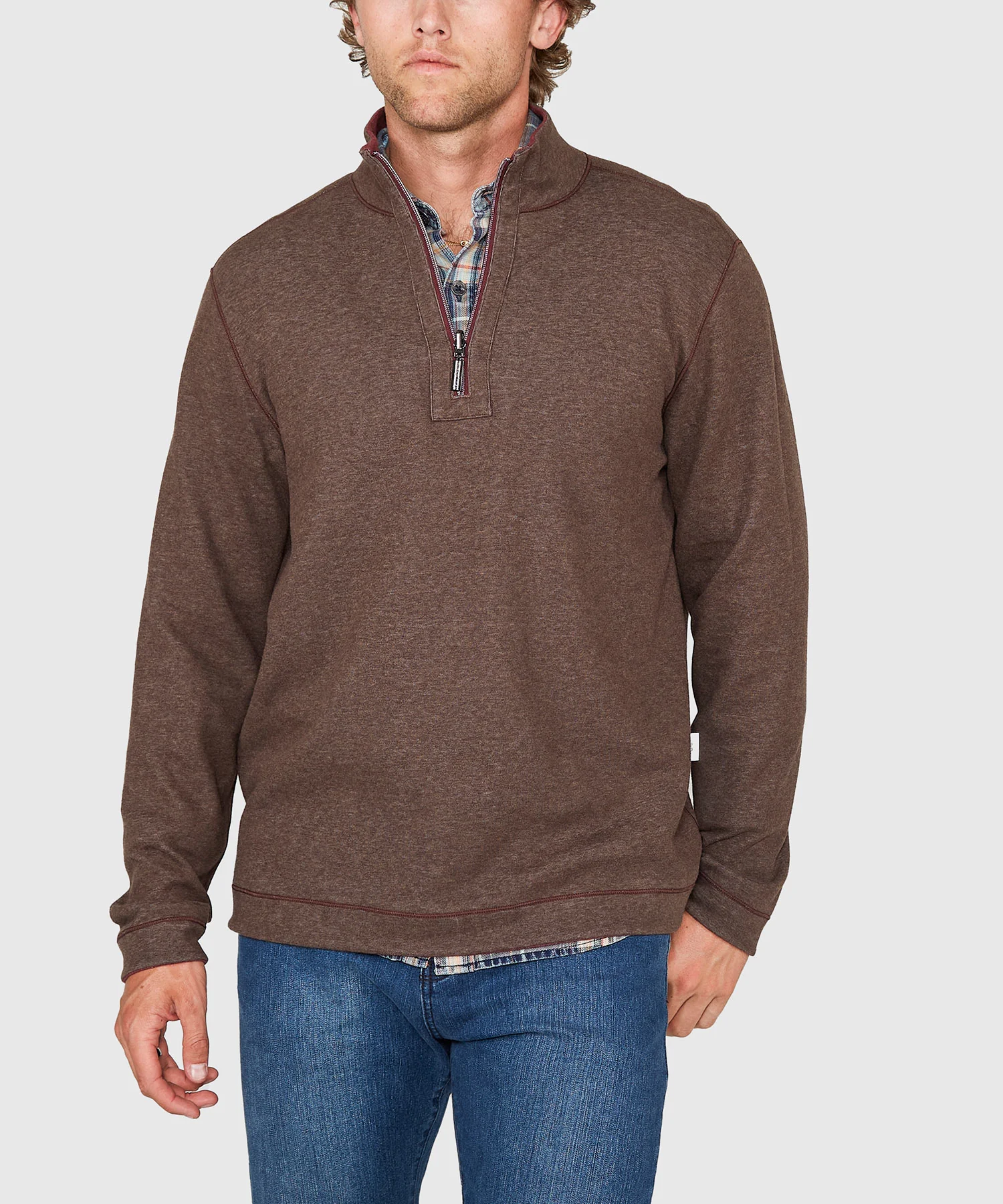 Tommy Bahama Long Sleeve Flipview Reversible Half-Zip Pullover - Image 29