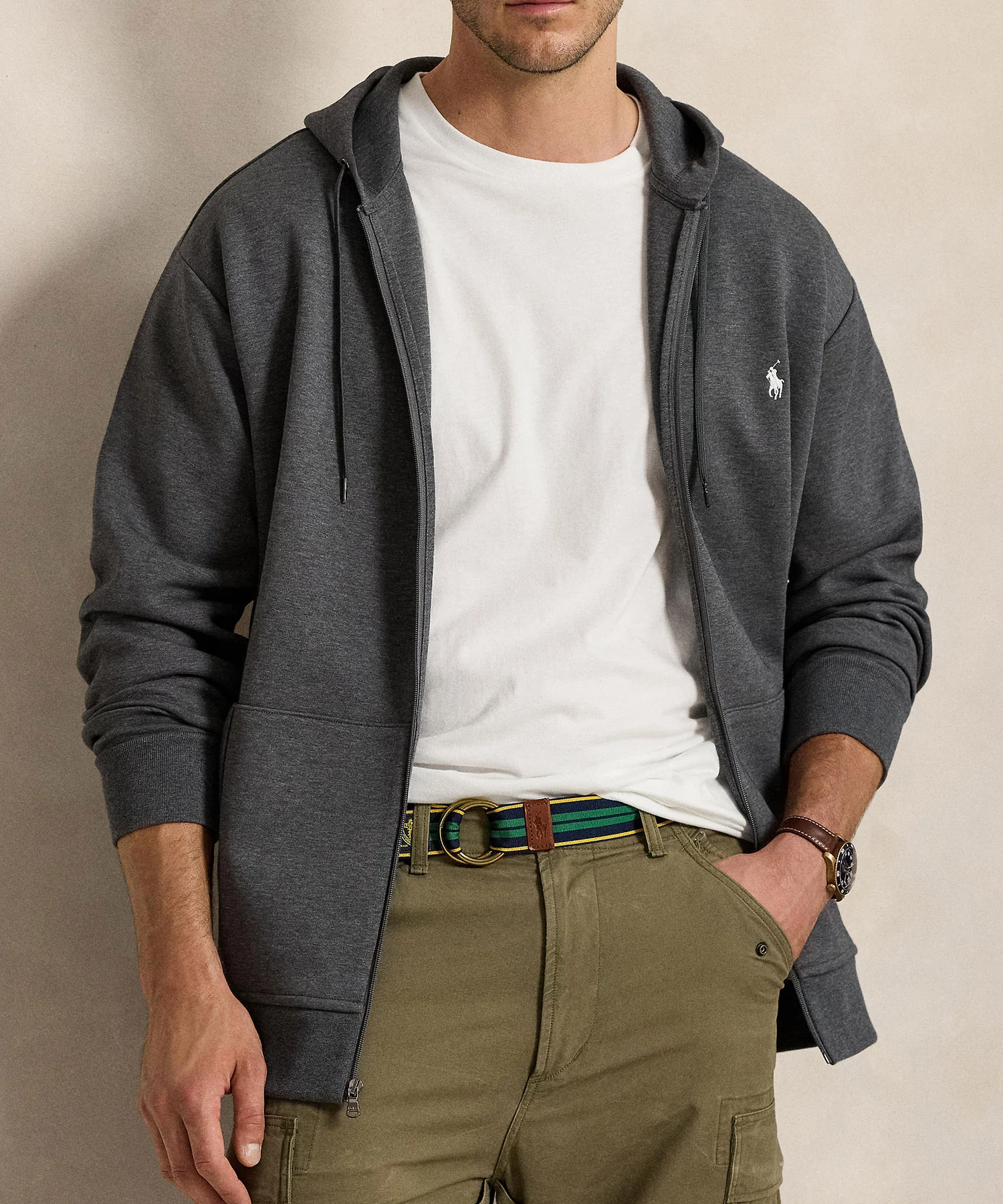 Polo Ralph Lauren Double Knit Full Zip Hoodie - Image 13