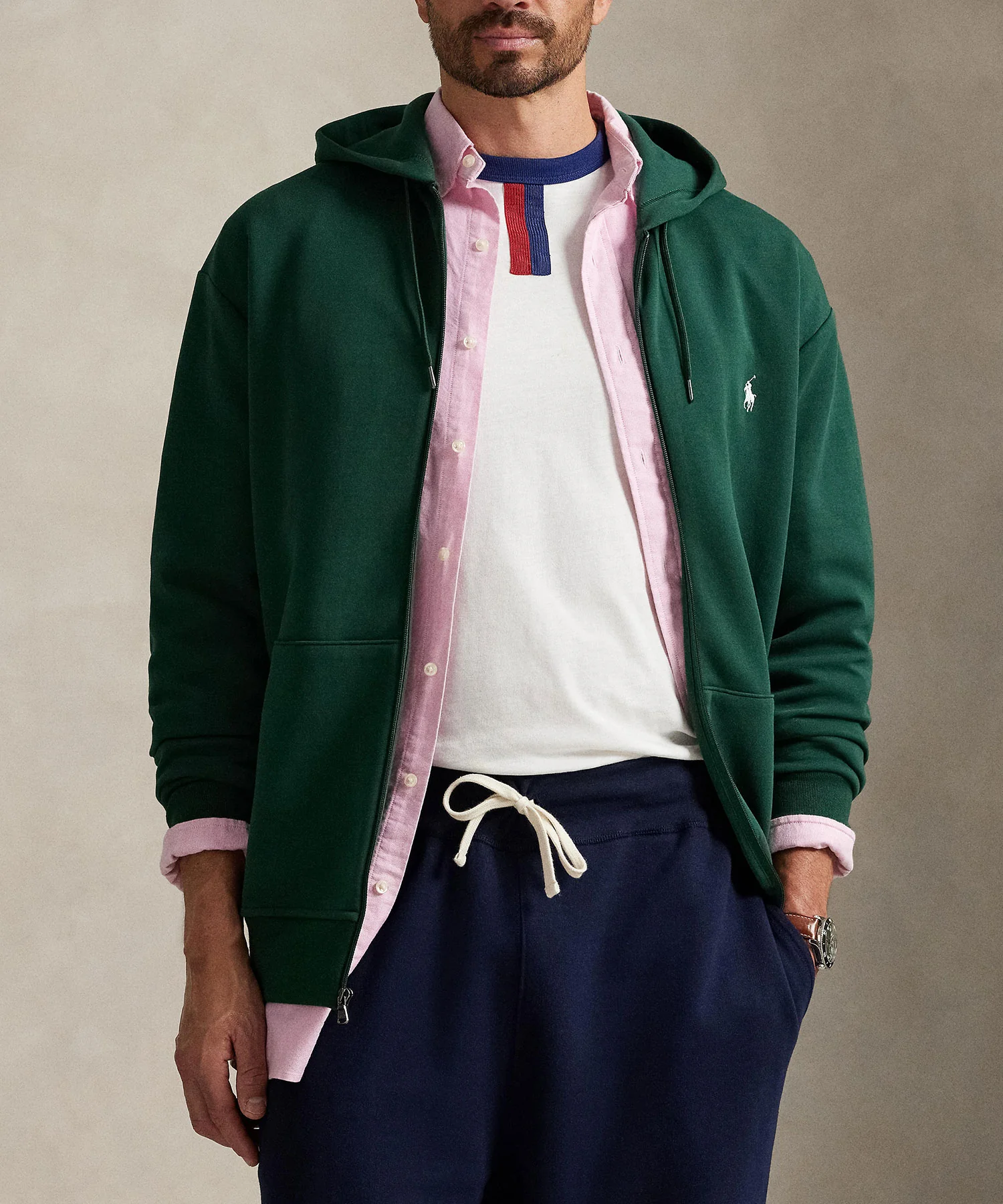 Polo Ralph Lauren Double Knit Full Zip Hoodie - Image 8