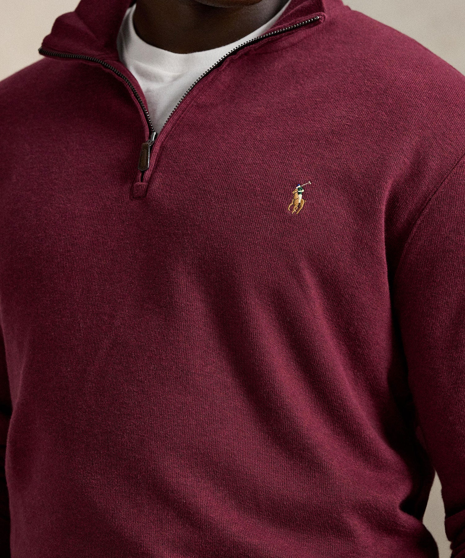 Polo Ralph Lauren Long Sleeve Estate Rib Half-Zip Sweater - Image 14