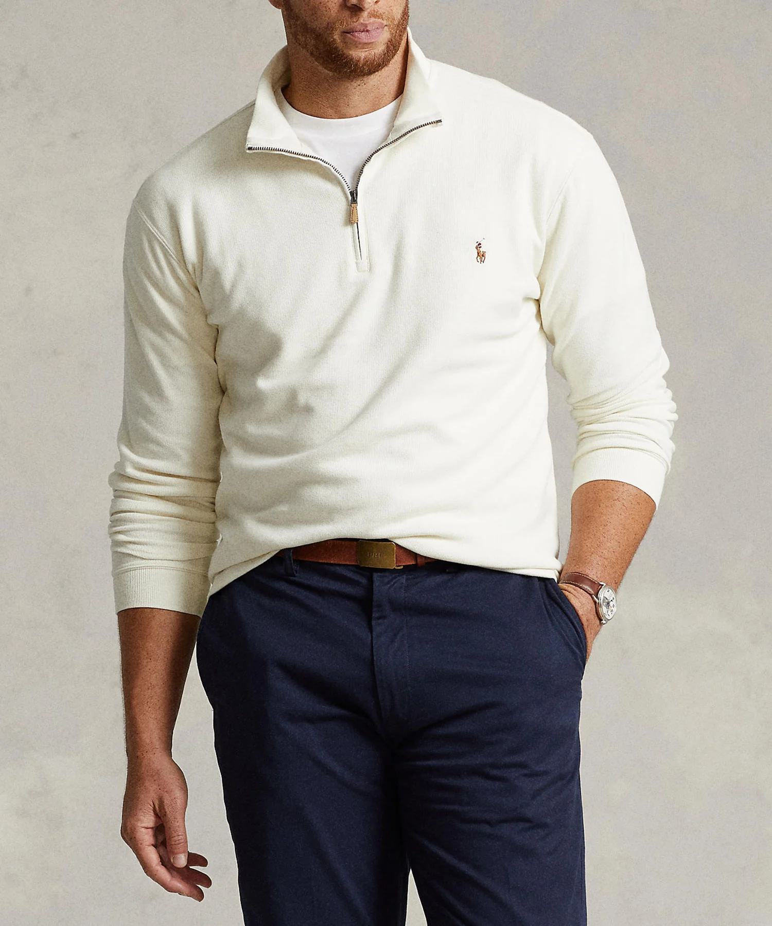 Polo Ralph Lauren Long Sleeve Estate Rib Half-Zip Sweater - Image 18