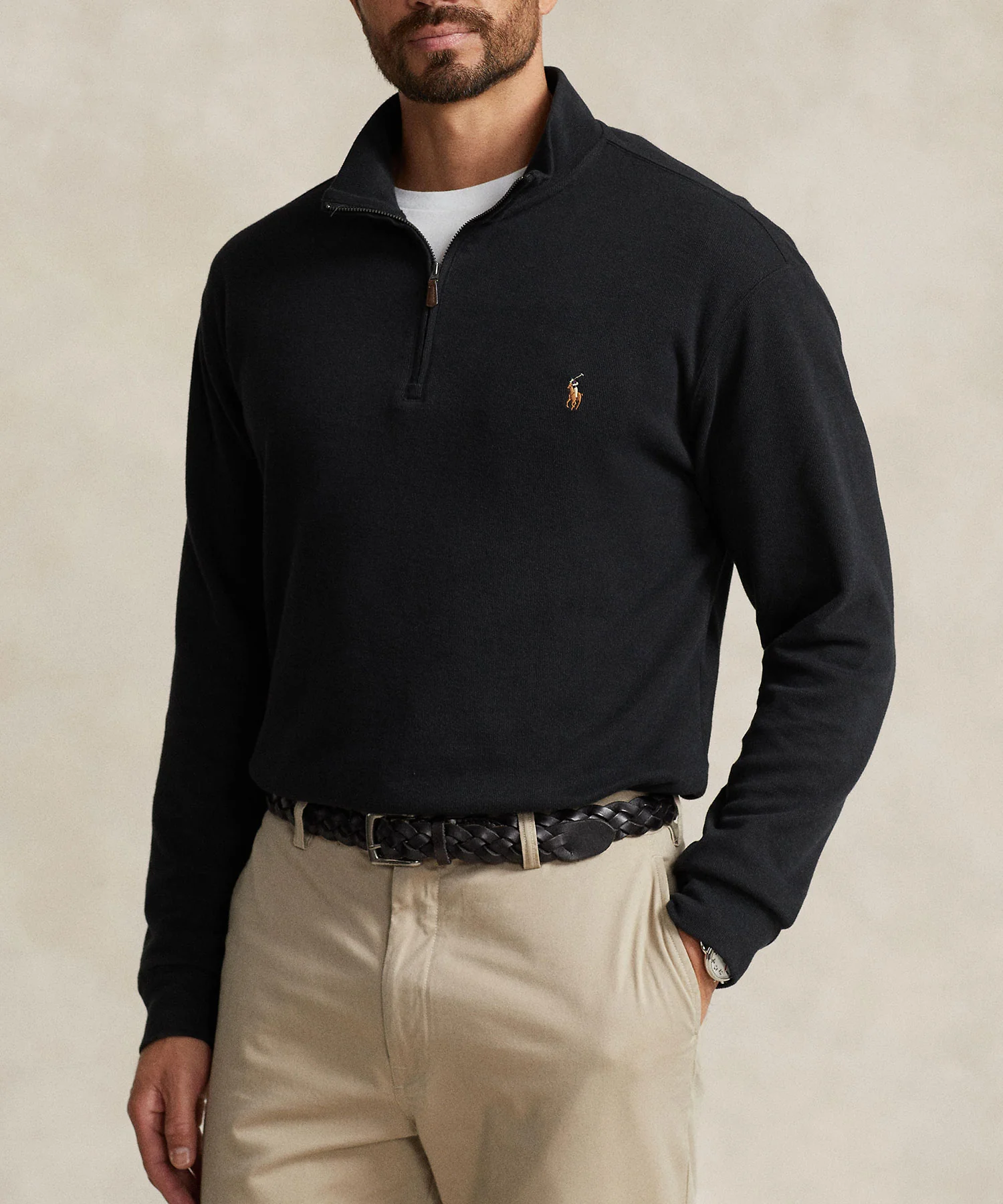 Polo Ralph Lauren Long Sleeve Estate Rib Half-Zip Sweater - Image 8