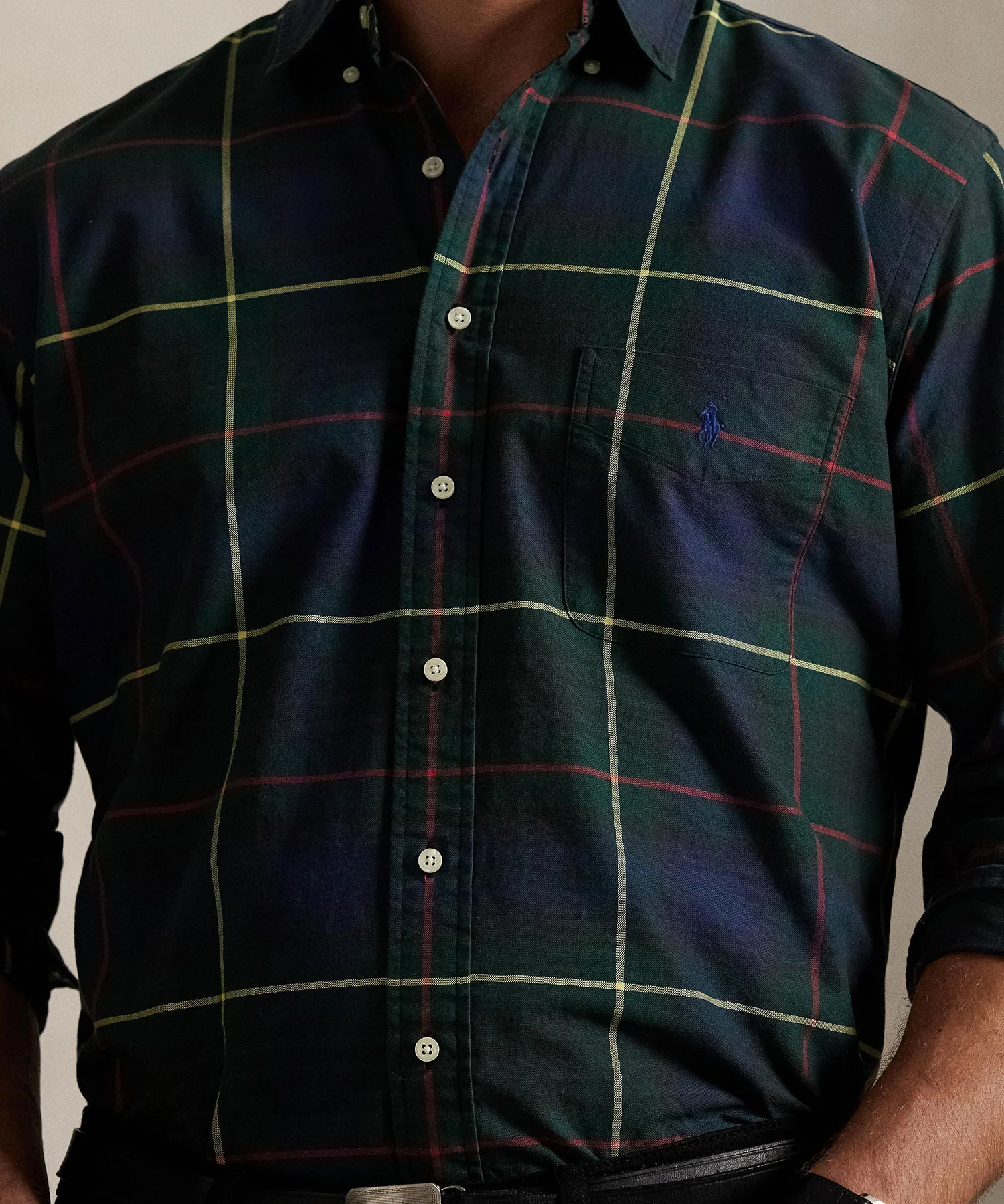 Polo Ralph Lauren Long Sleeve Tartan Oxford Sport Shirt - Image 11