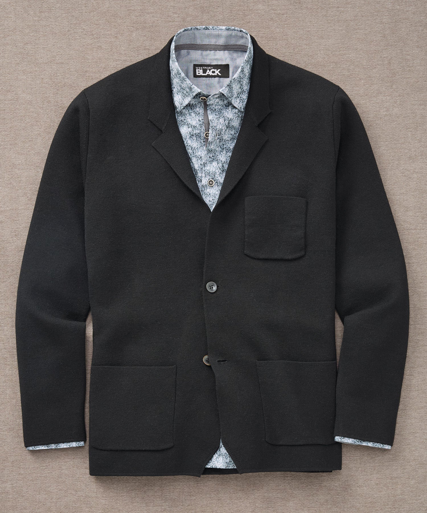 Westport Black Charleton Knit Blazer - Image 2