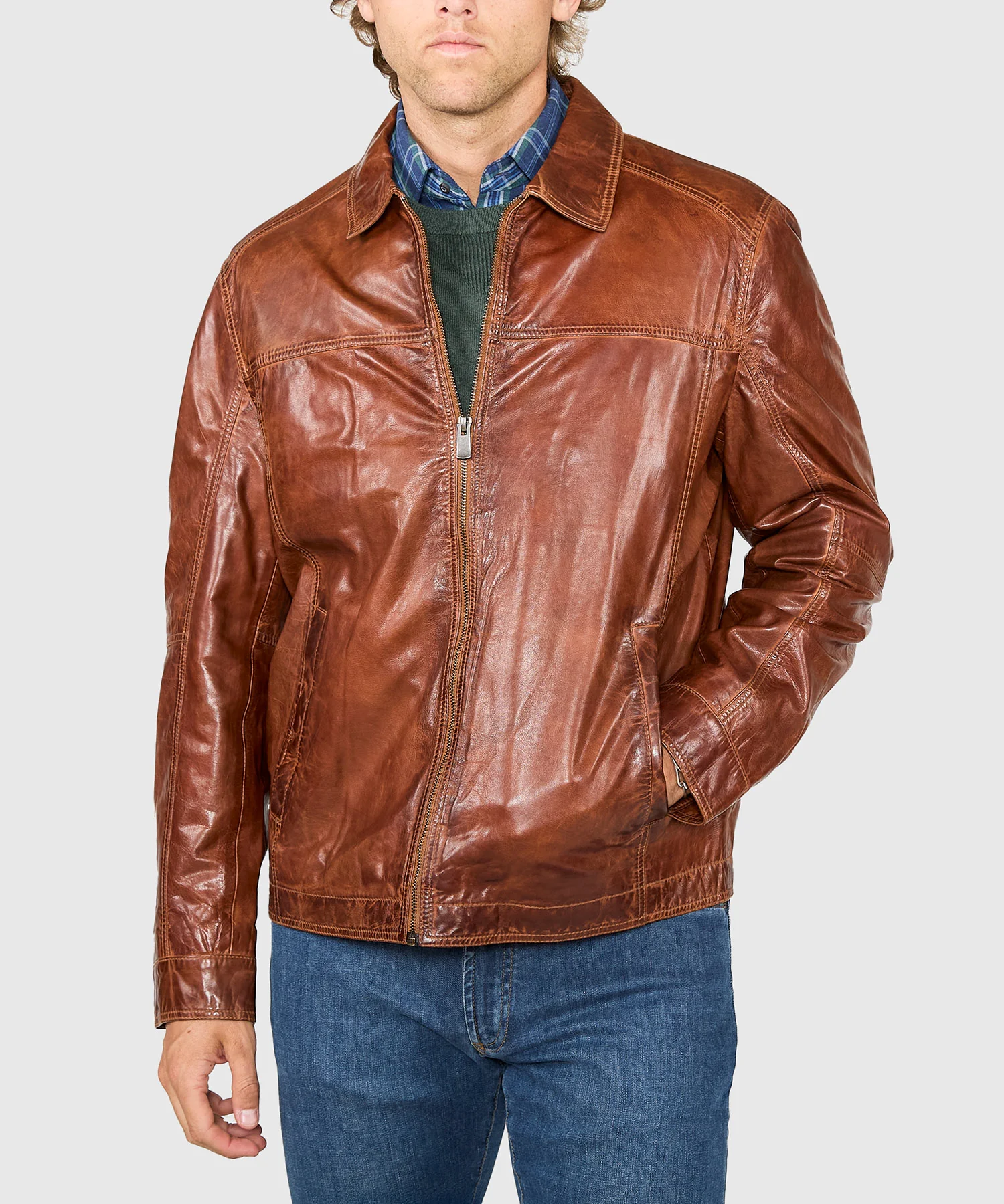 Westport Black Premium Leather Jacket - Image 15