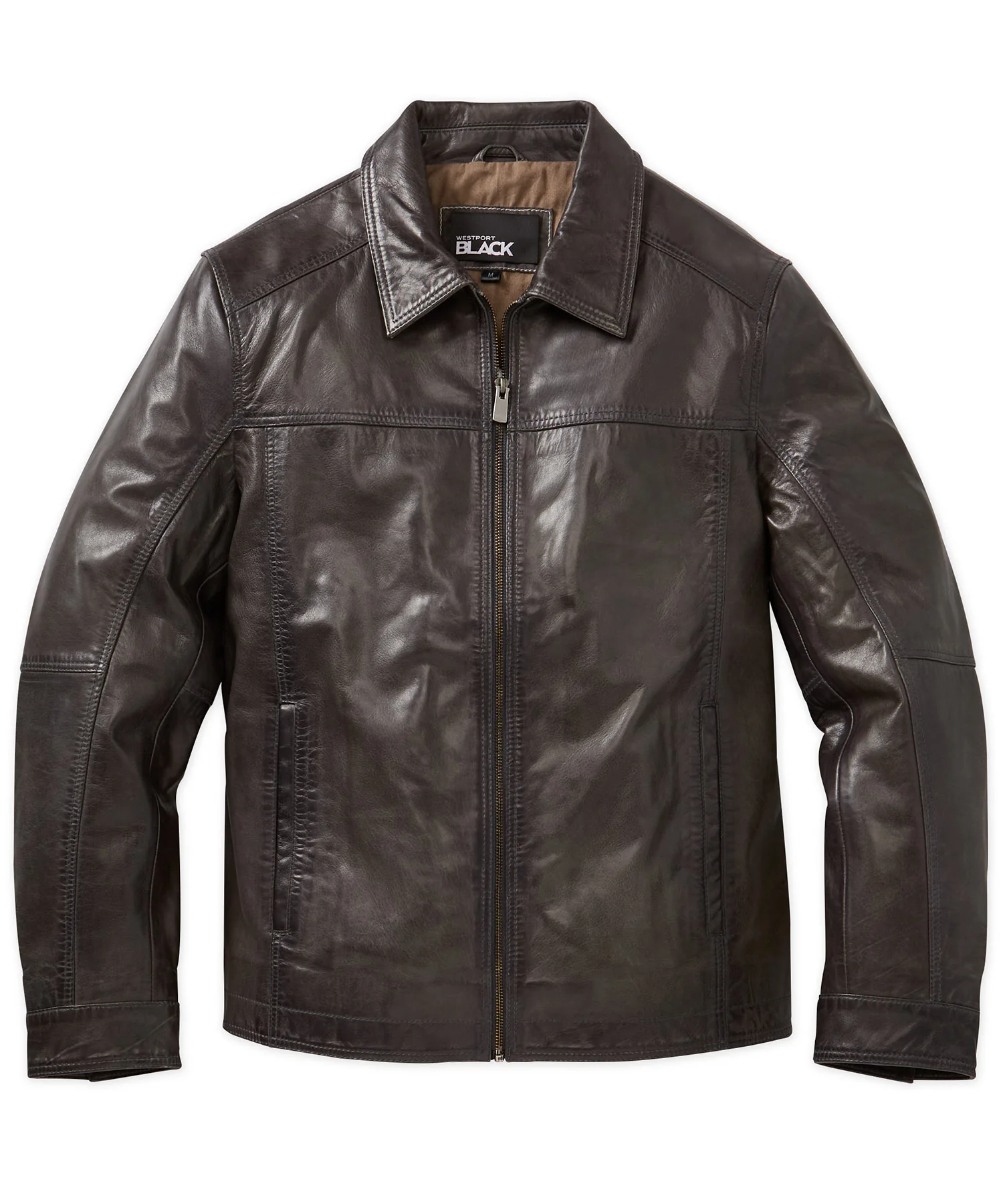 Westport Black Premium Leather Jacket - Image 3
