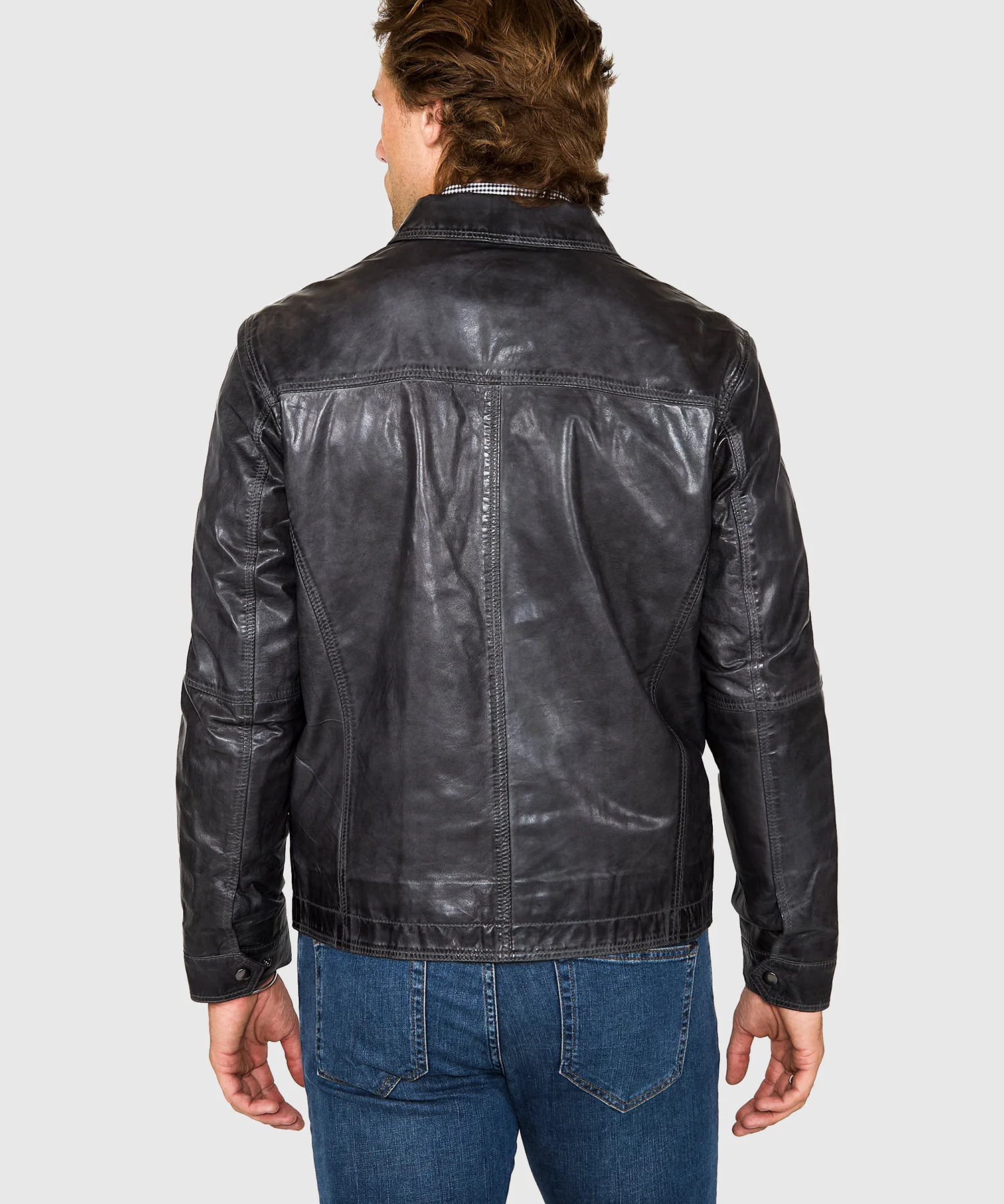 Westport Black Premium Leather Jacket - Image 9