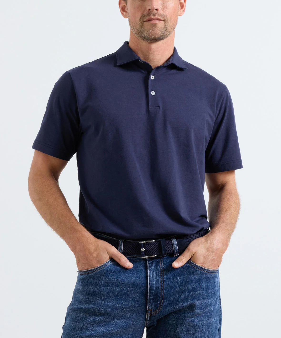 Peter Millar Short Sleeve Crown Flex Cotton Polo - Image 2