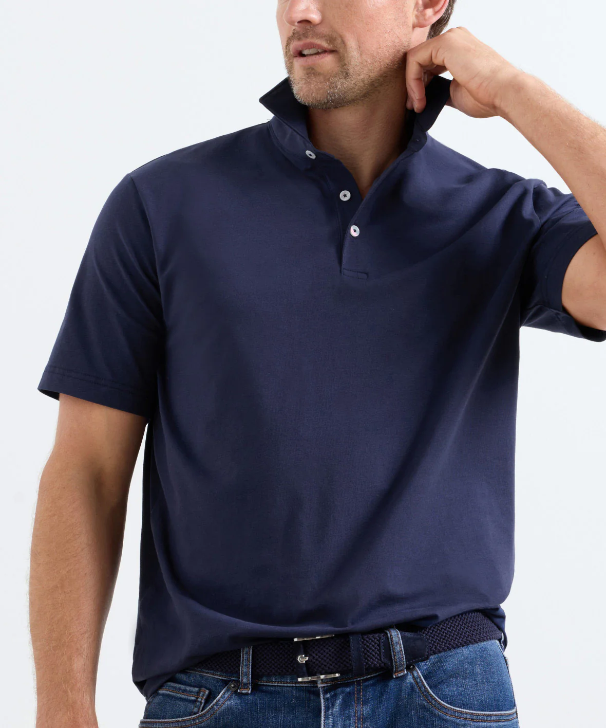 Peter Millar Short Sleeve Crown Flex Cotton Polo - Image 3