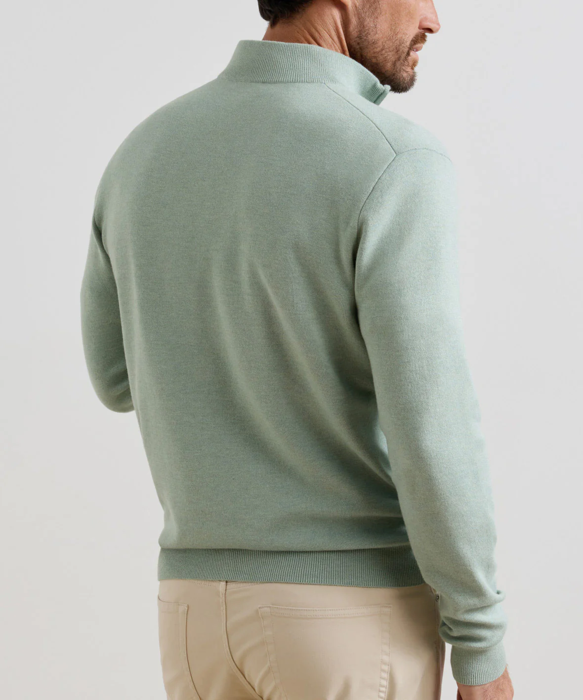 Peter Millar Coolspun Lite Cotton Quarter-Zip Sweater - Image 8
