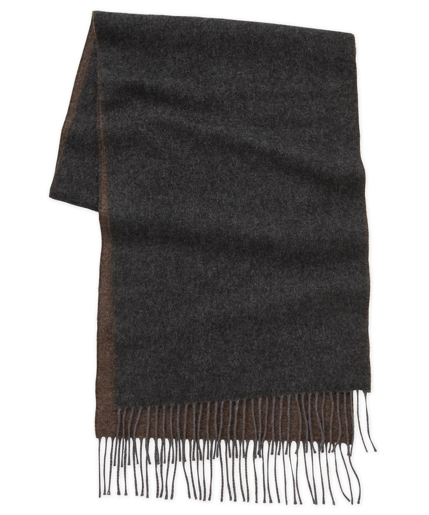 Westport Black Reversible Merino Wool Scarf - Image 3