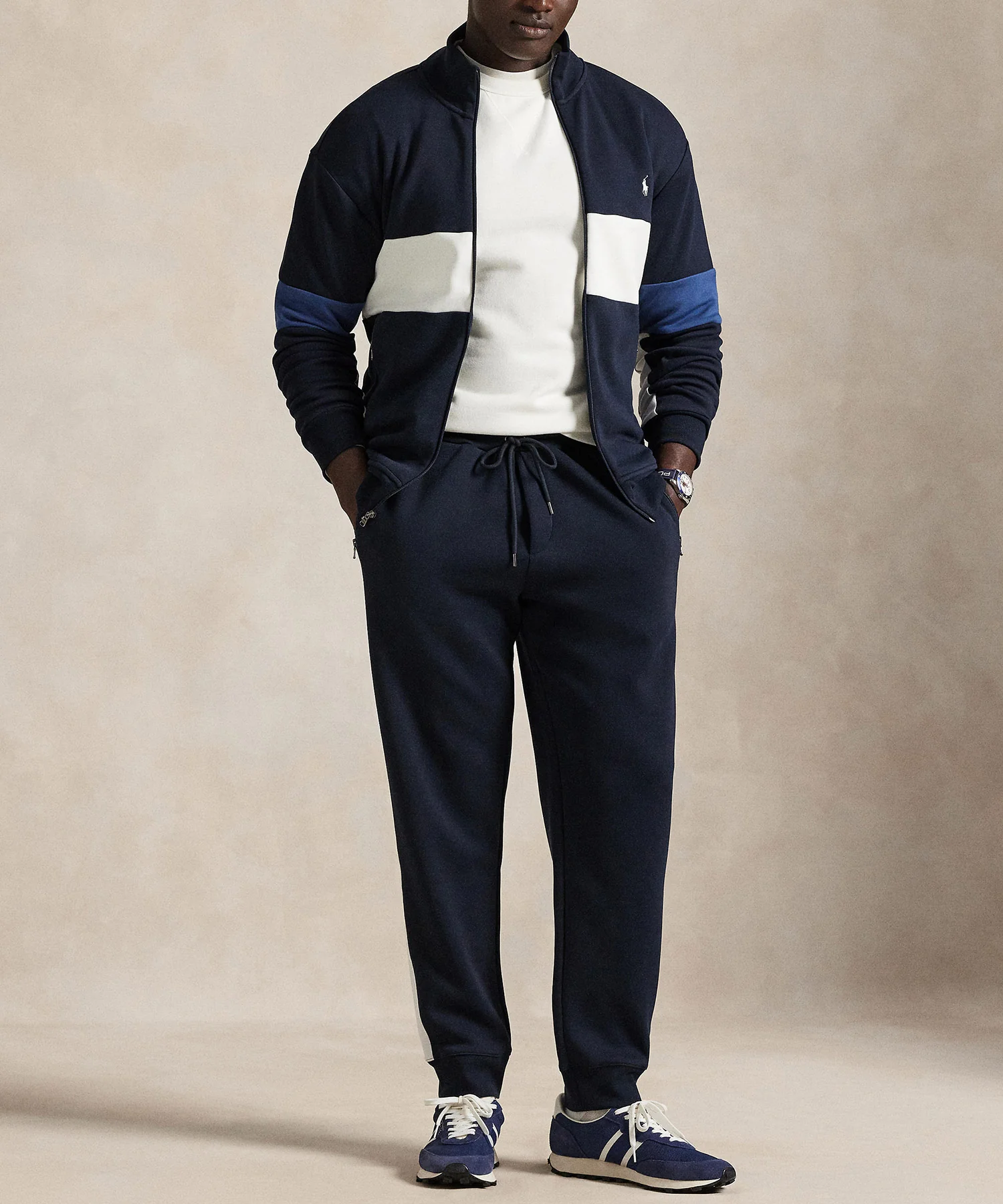 Polo Ralph Lauren Double Knit Colorblock Track Jacket - Image 5
