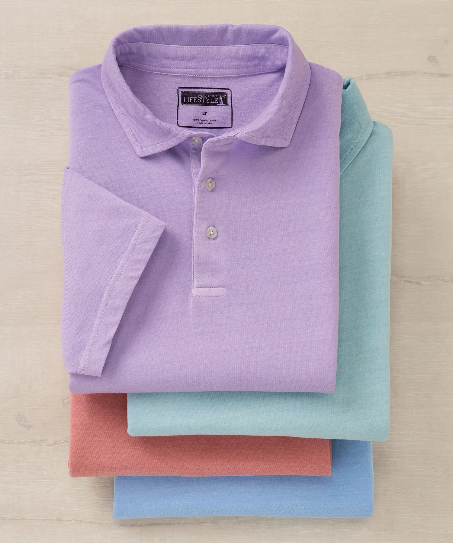 Westport Lifestyle Short Sleeve Sunwashed Polo - Image 2