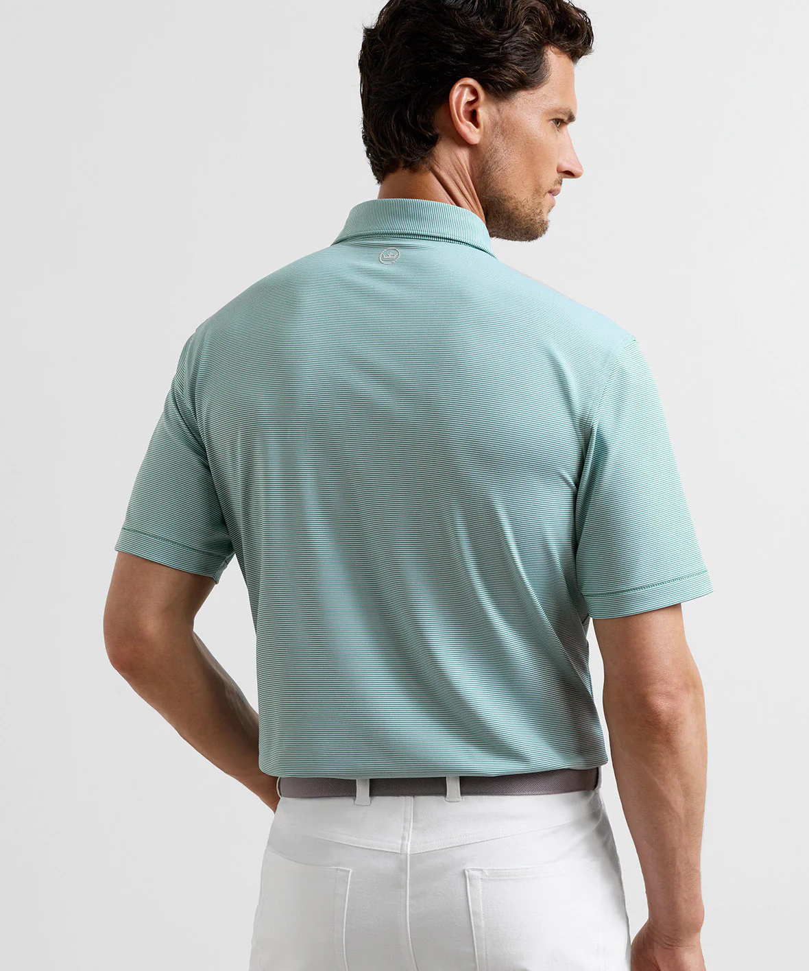 Peter Millar Jubilee Stripe Short Sleeve Polo - Image 7