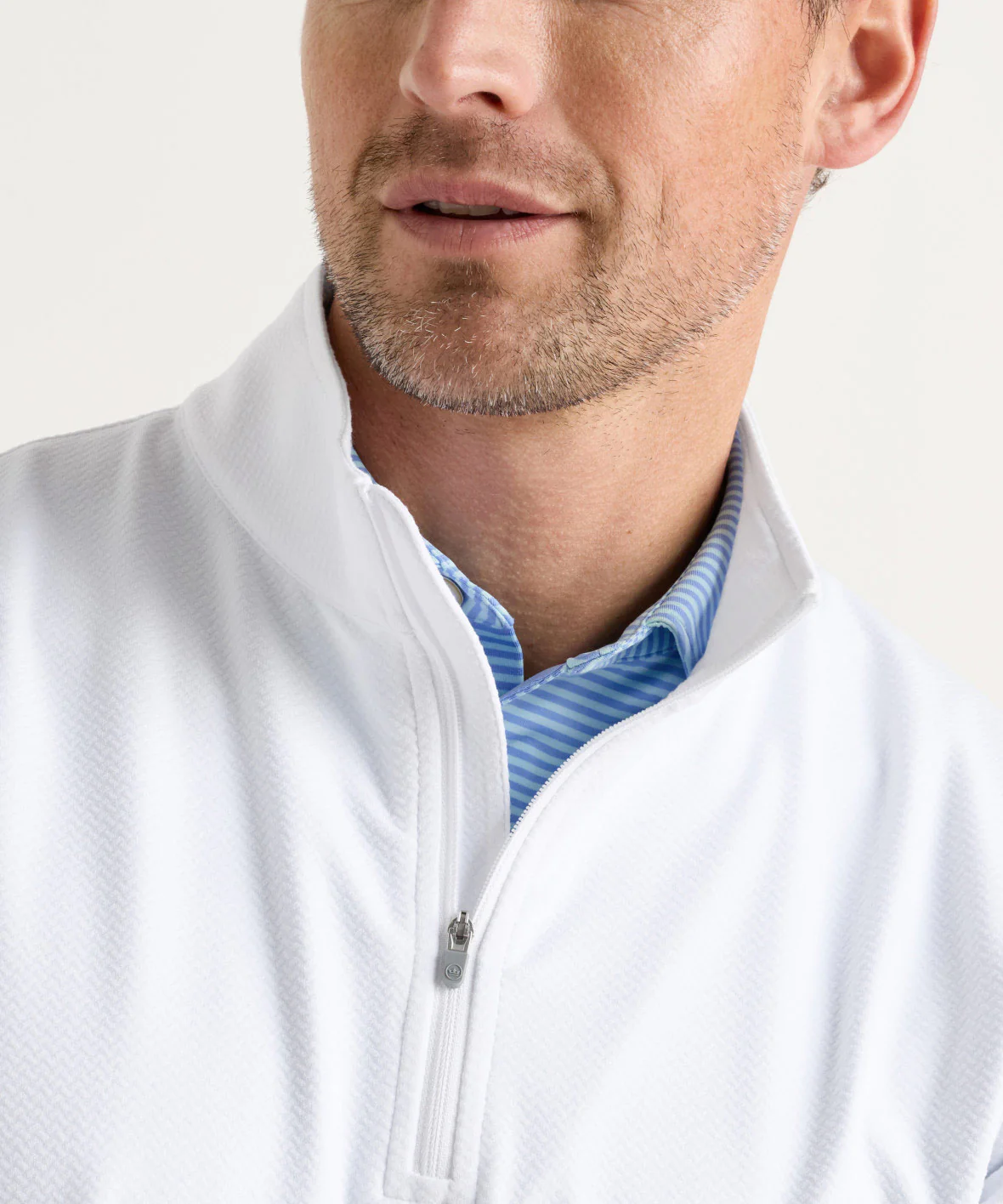Peter Millar Perth Cross-Hatch Quarter-Zip Pullover - Image 12