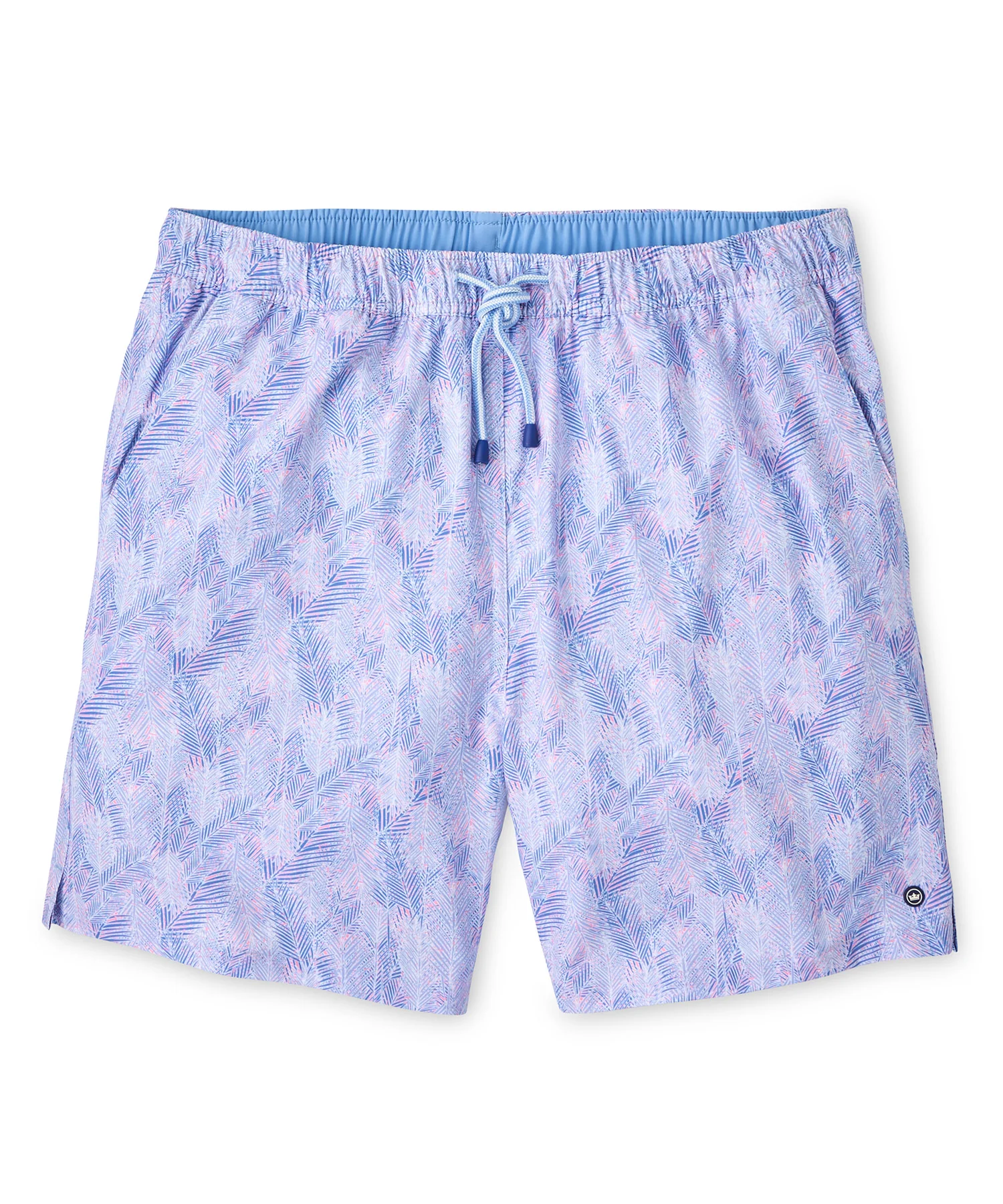 Peter Millar Sunset Palms Print Swim Trunk