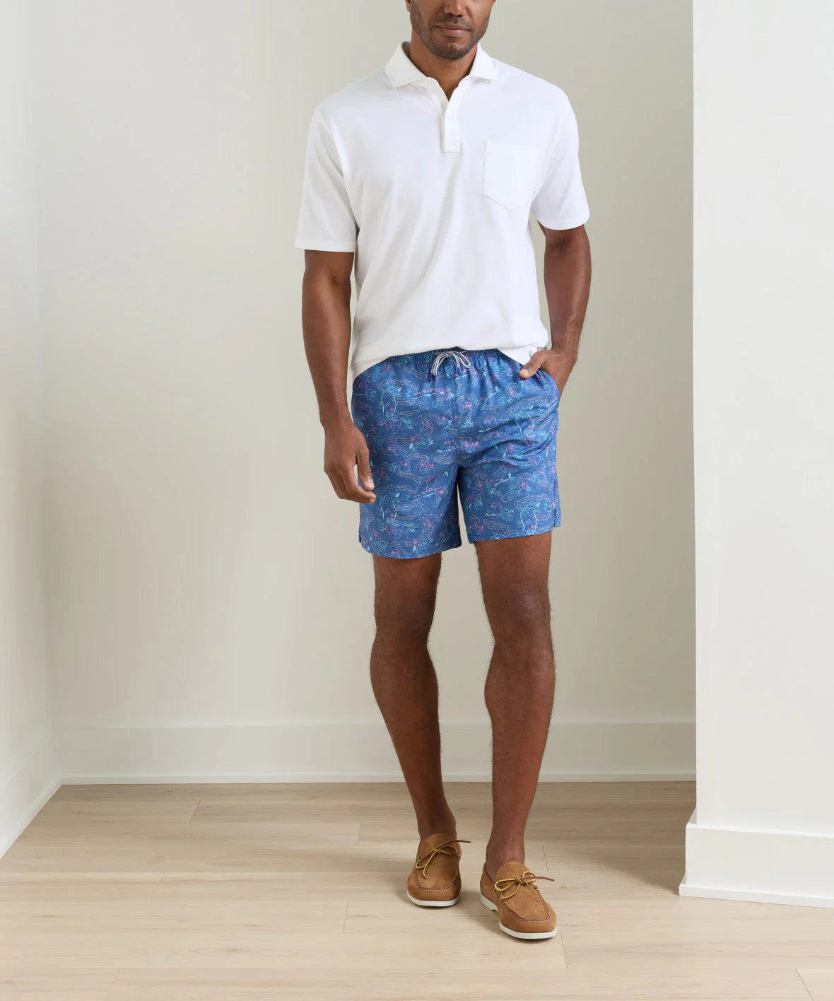 Peter Millar Rainforest Print Swim Trunk - Image 2