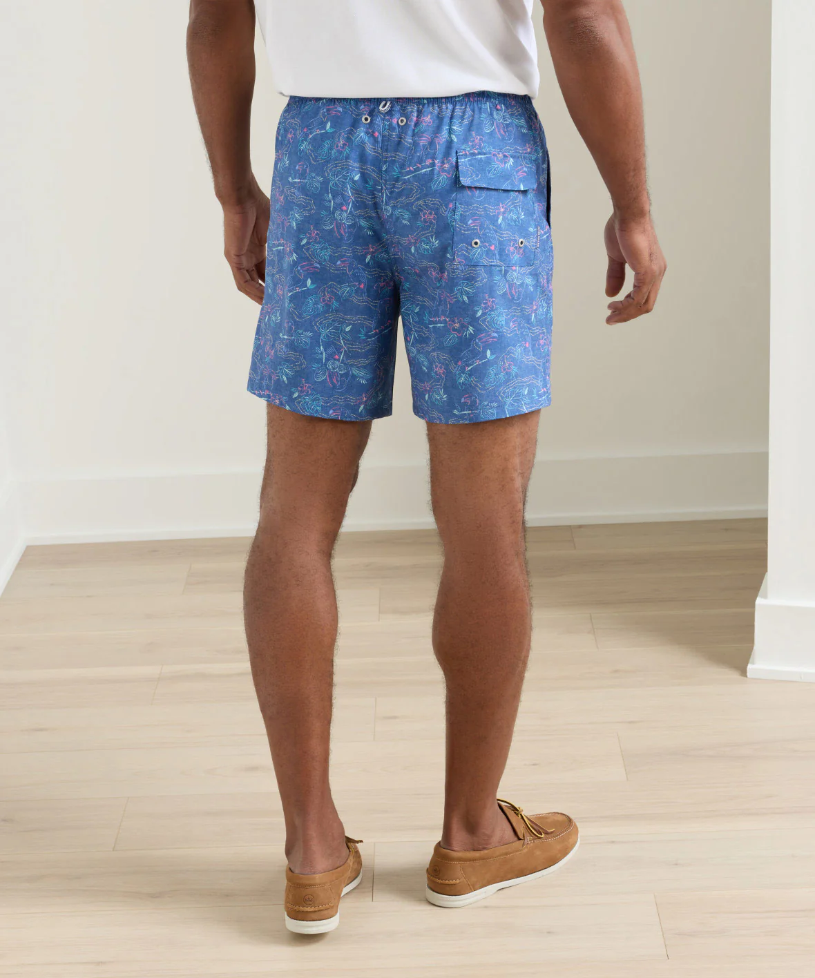 Peter Millar Rainforest Print Swim Trunk - Image 3