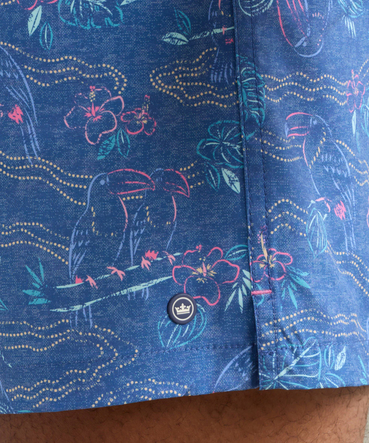 Peter Millar Rainforest Print Swim Trunk - Image 4
