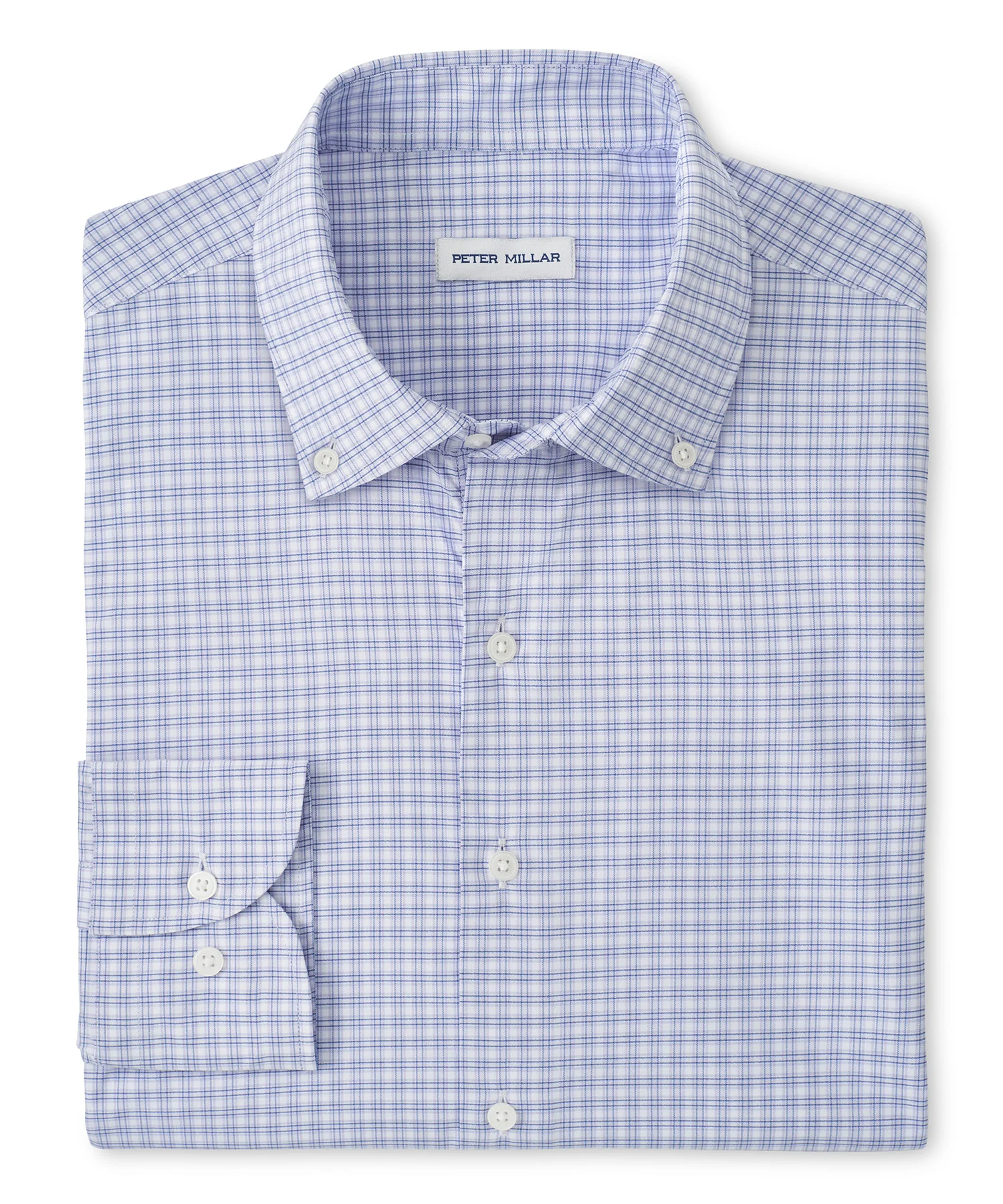 Peter Millar Phillip Performance Long Sleeve Twill Sport Shirt