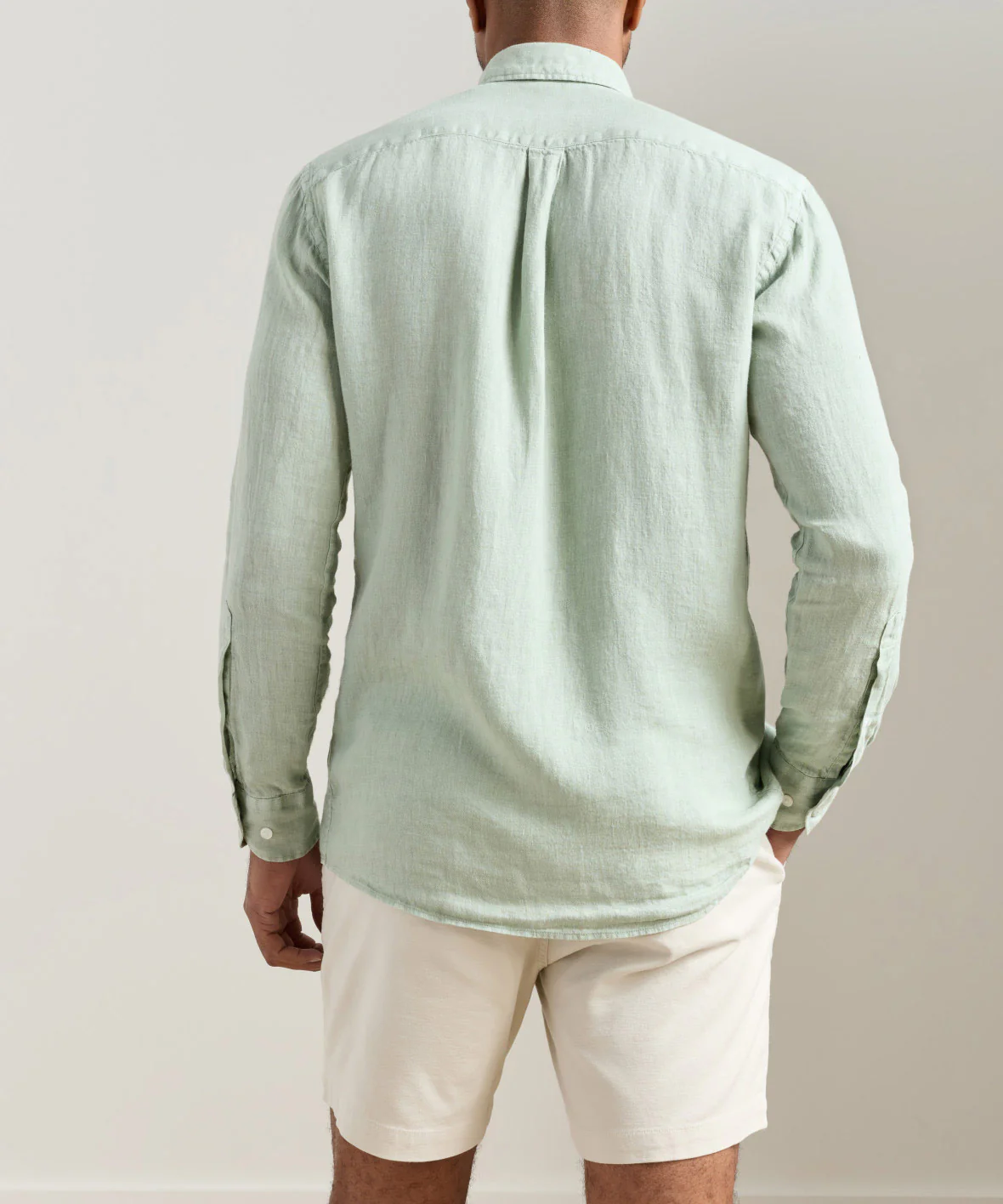 Peter Millar The Shoreside Long Sleeve Linen Sport Shirt - Image 11