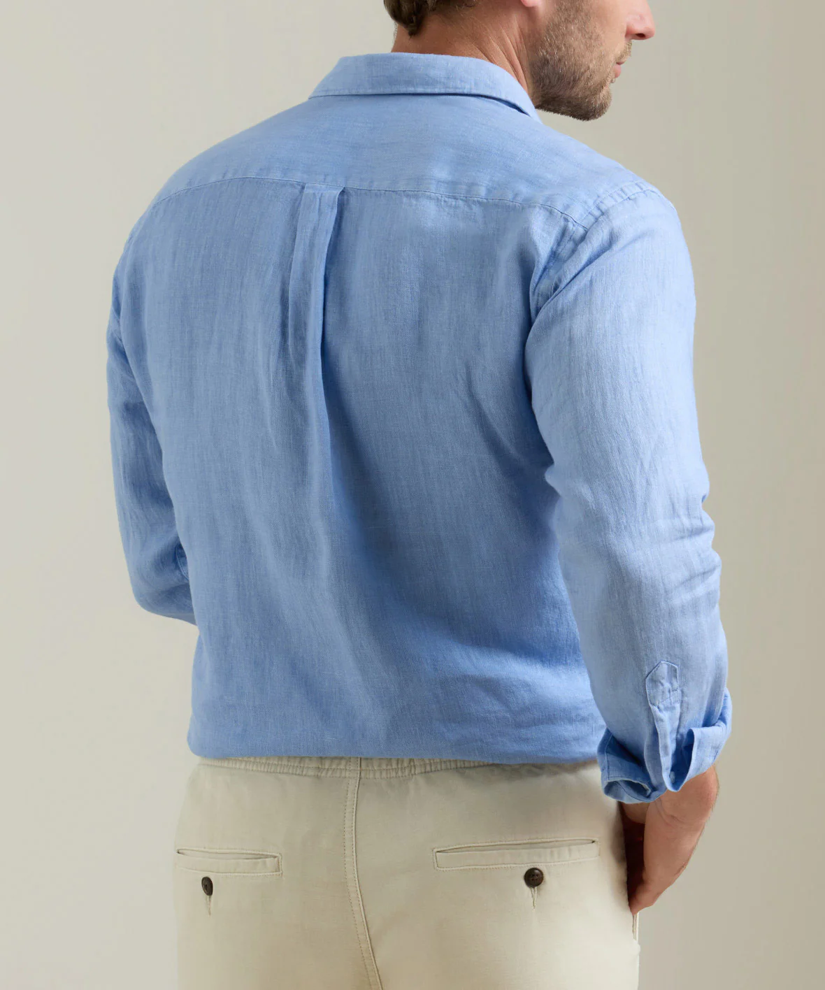 Peter Millar The Shoreside Long Sleeve Linen Sport Shirt - Image 7