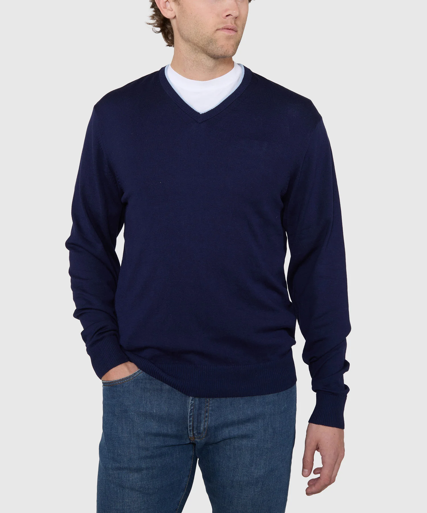 Westport Black Marabella V-Neck Sweater - Image 4