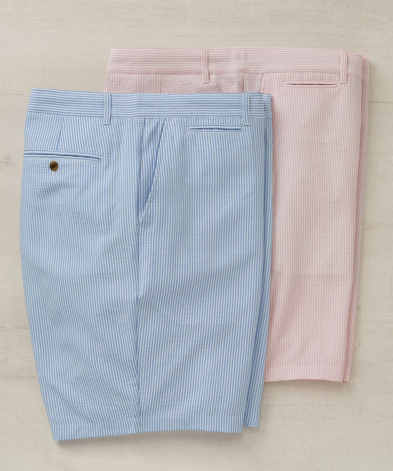 Westport Lifestyle Mystic Flat Front Seersucker Shorts - Image 2