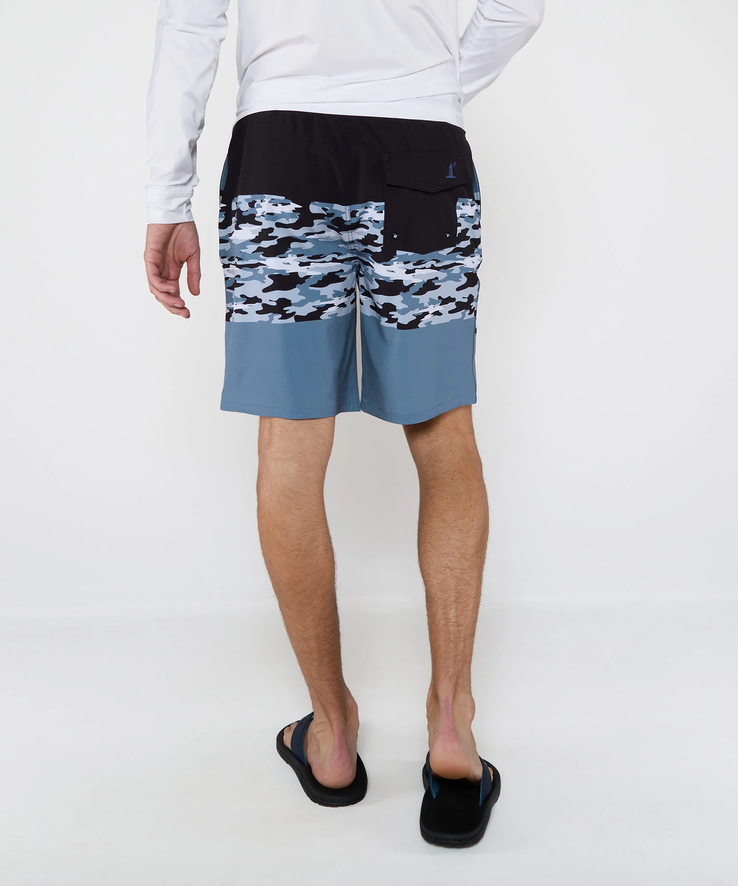 Westport Lifestyle Saybrook Half Elastic Colorblock Board Shorts - Image 6