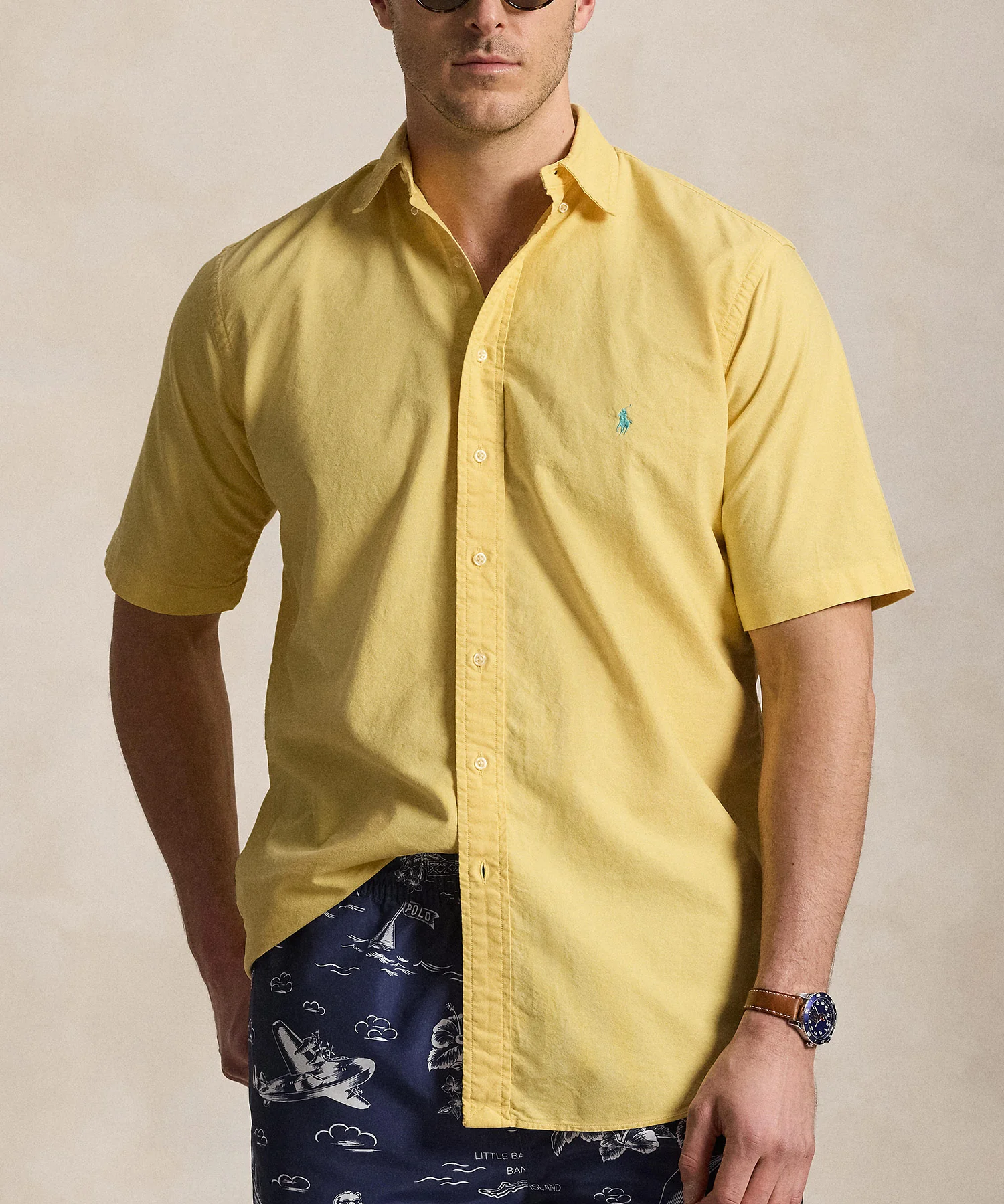 Polo Ralph Lauren Short Sleeve Garment-Dyed Sport Shirt - Image 5